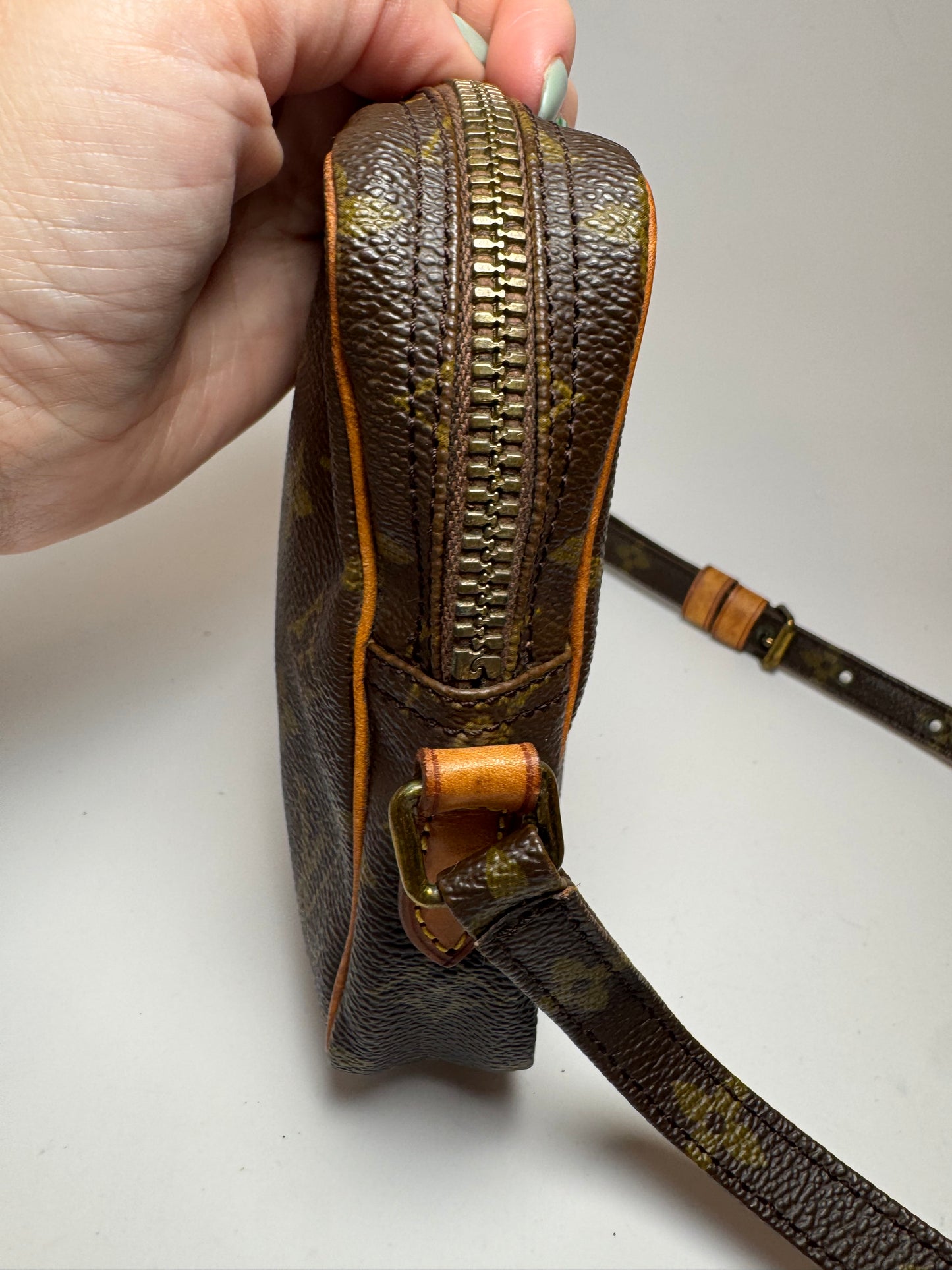 Louis Vuitton Vintage Mini Danube Monogram Crossbody – Made in France (Pre Date Code)