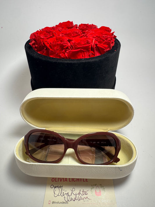 Chloé Burgundy Sunglasses- Small