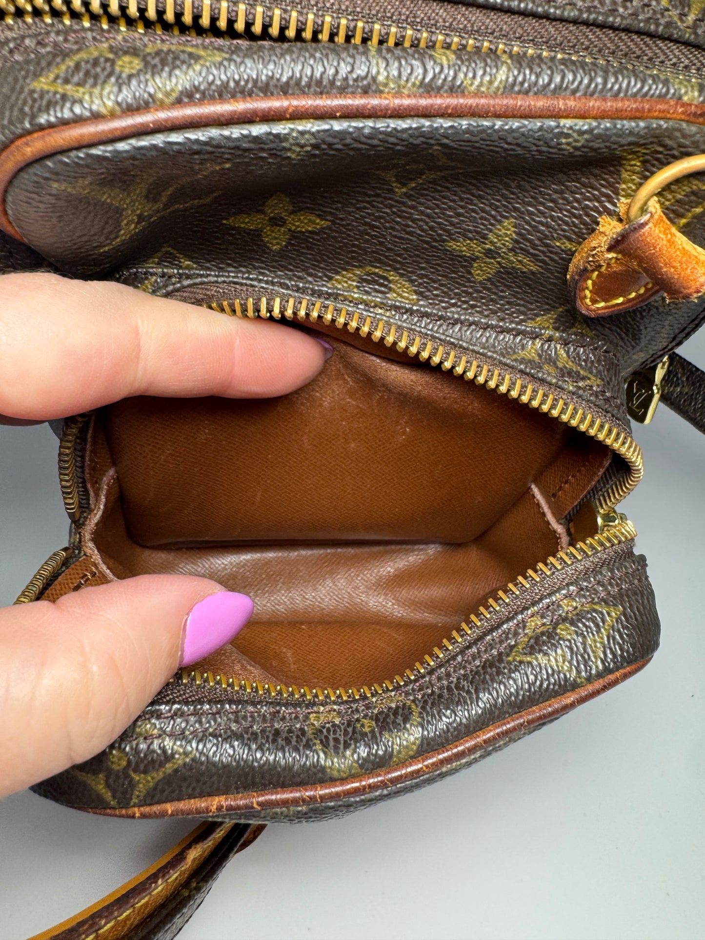 Louis Vuitton Mini Amazon Crossbody Made in France April of 1990