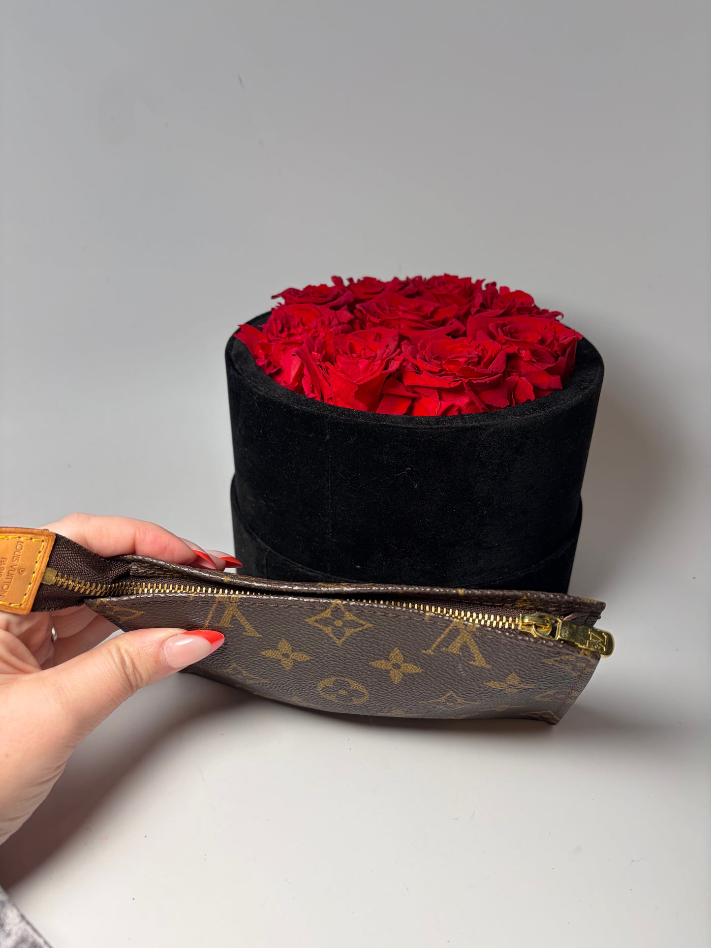 Louis Vuitton Bucket PM Monogram Pouch/Toiletry Bag