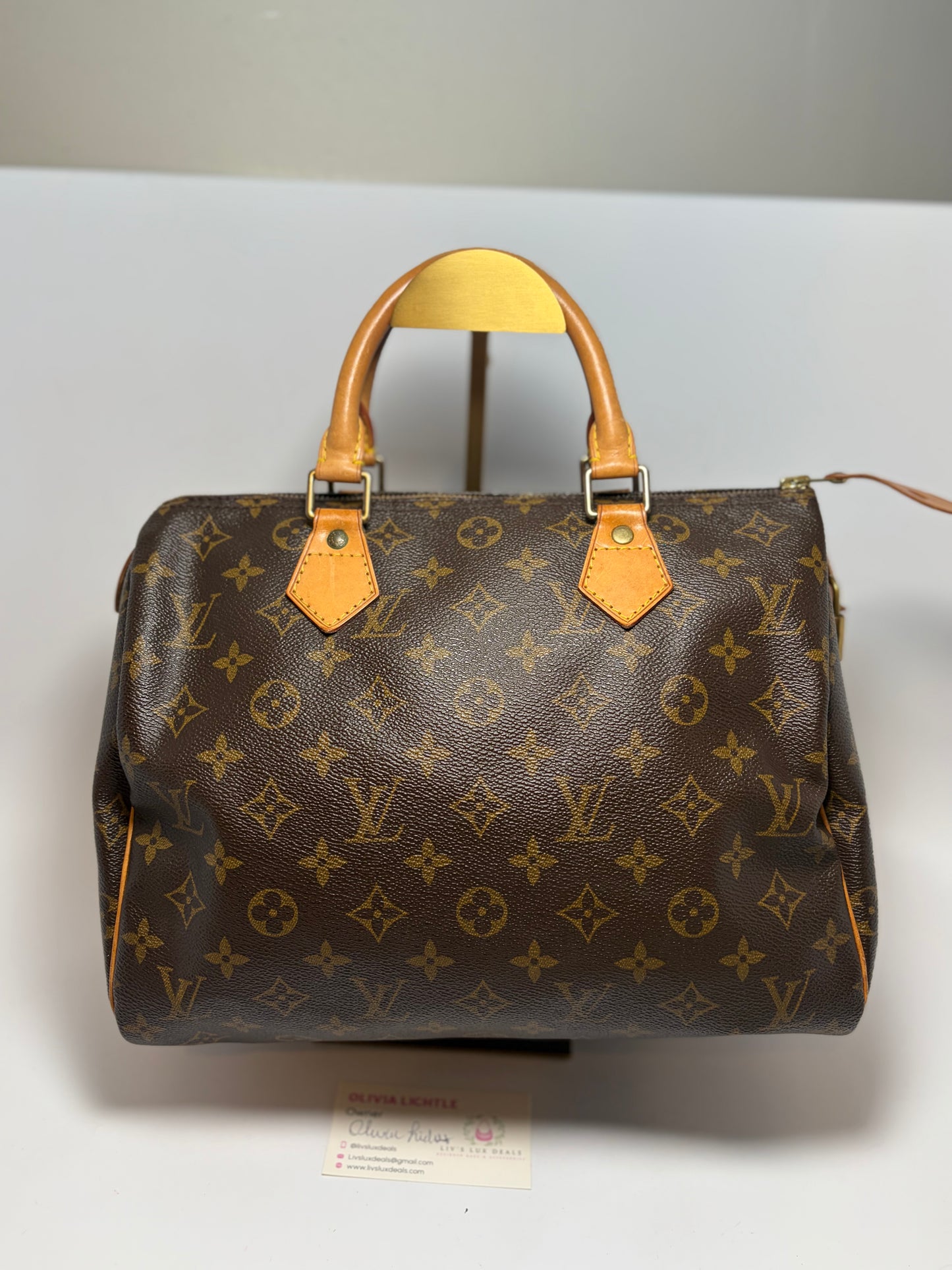 Louis Vuitton Speedy 30 Monogram, Made in France September 1993- comes with lock & key