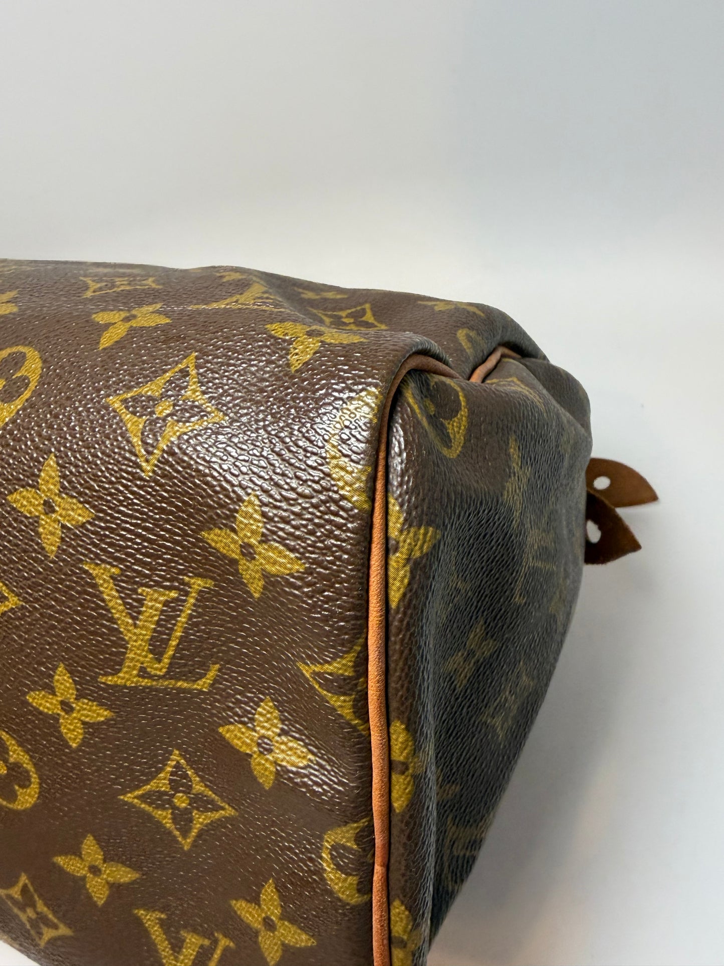 Louis Vuitton Speedy 30 Monogram Vintage Pre Date Code 80s/70s w/COA