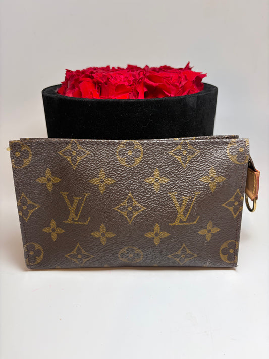 Louis Vuitton Bucket PM Monogram Toiletry Pouch, Made in France October 2000