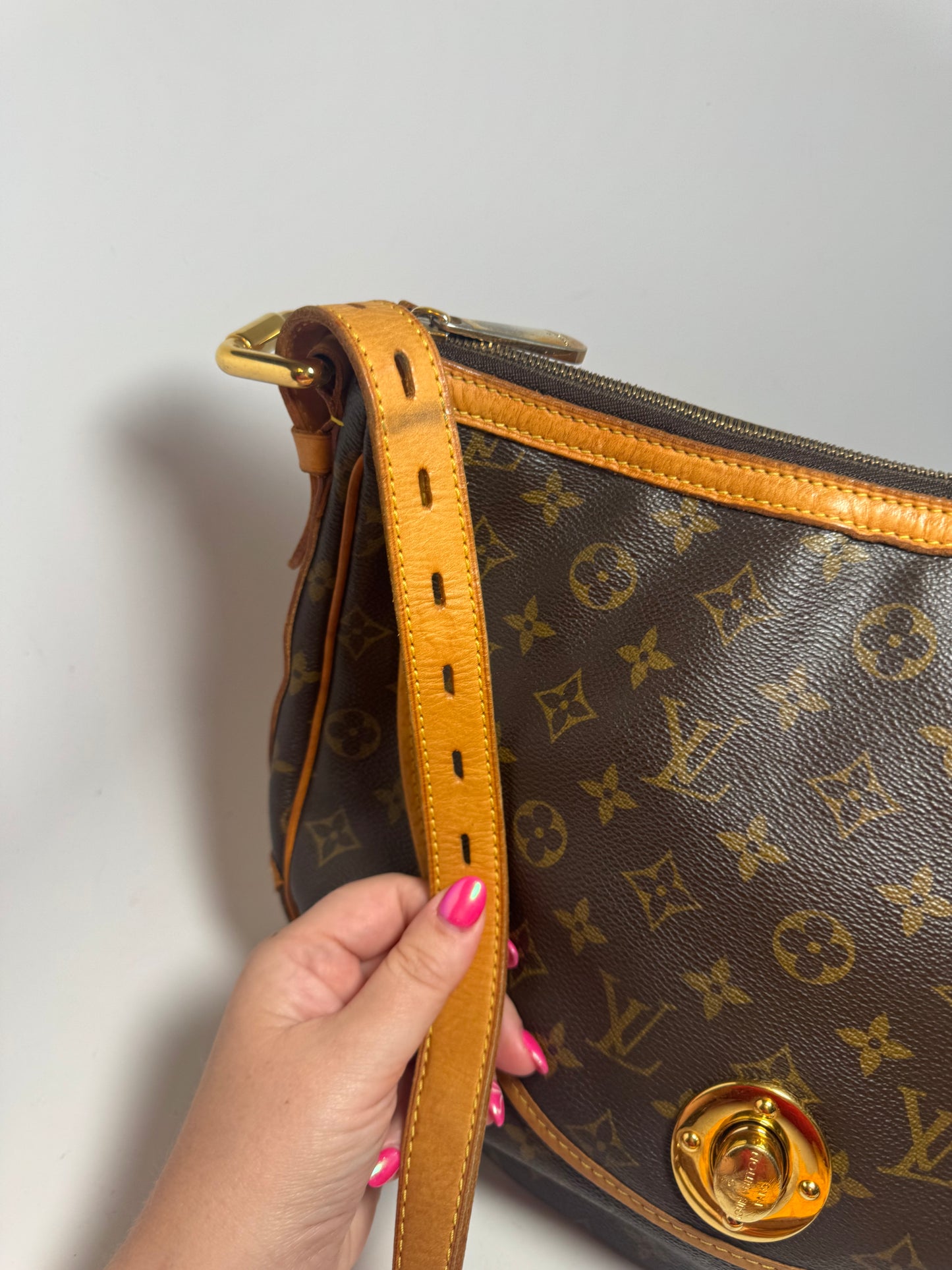 Louis Vuitton Tulum GM Monogram 2Way Crossbody/Shoulder Bag Made in France