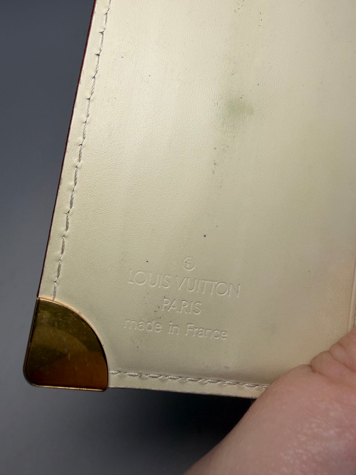 Louis Vuitton Suhali Compact Leather Ivory Wallet