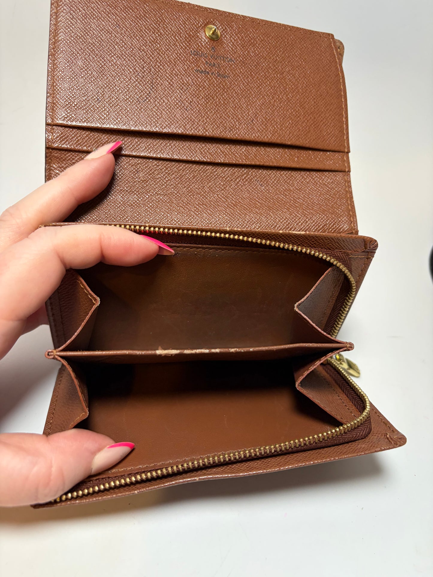 Louis Vuitton Porte Monnaie Tressor Monogram Wallet