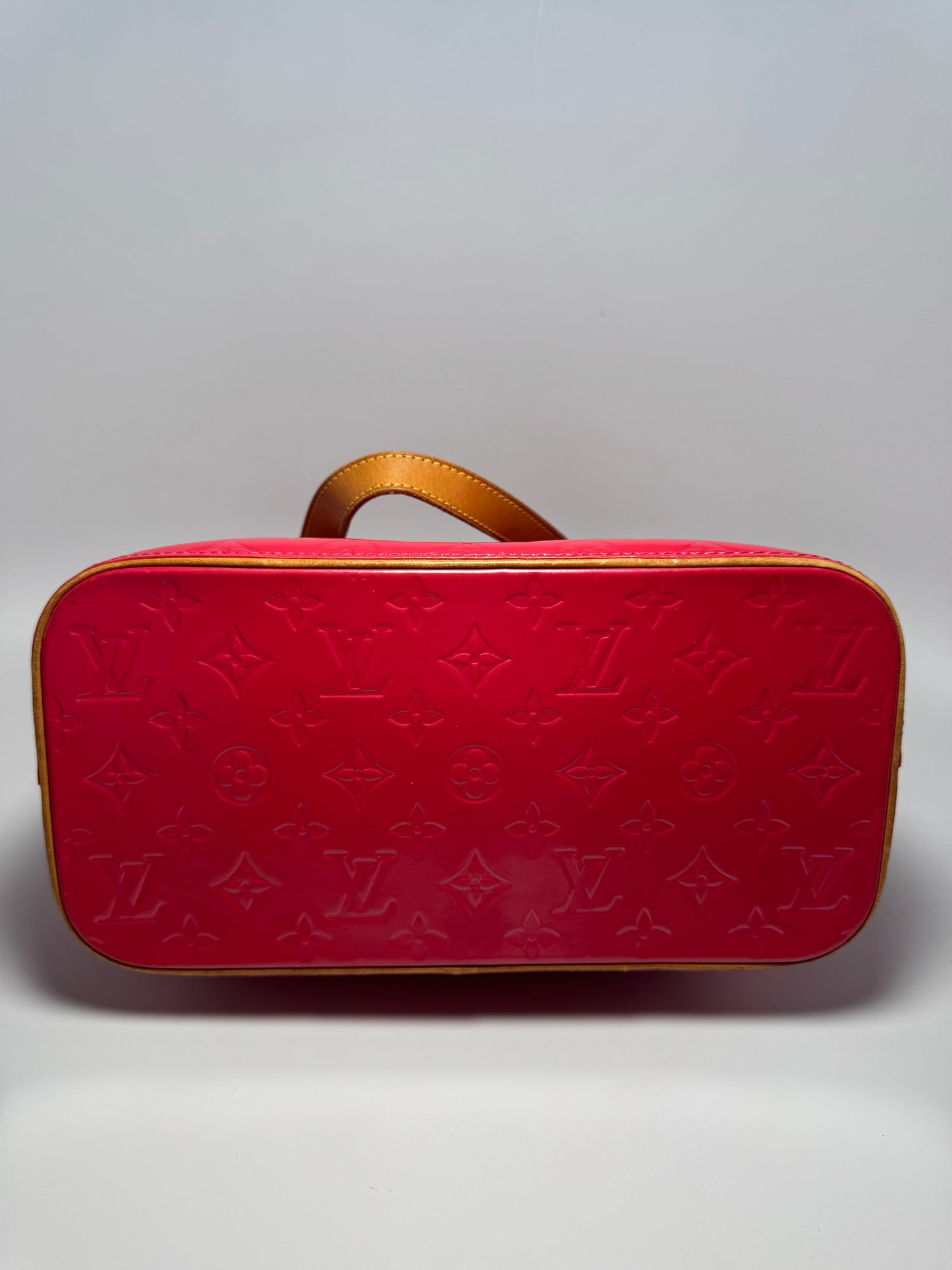 Louis Vuitton Houston Hand Bag Vernis Leather Hot Pink/Raspberry