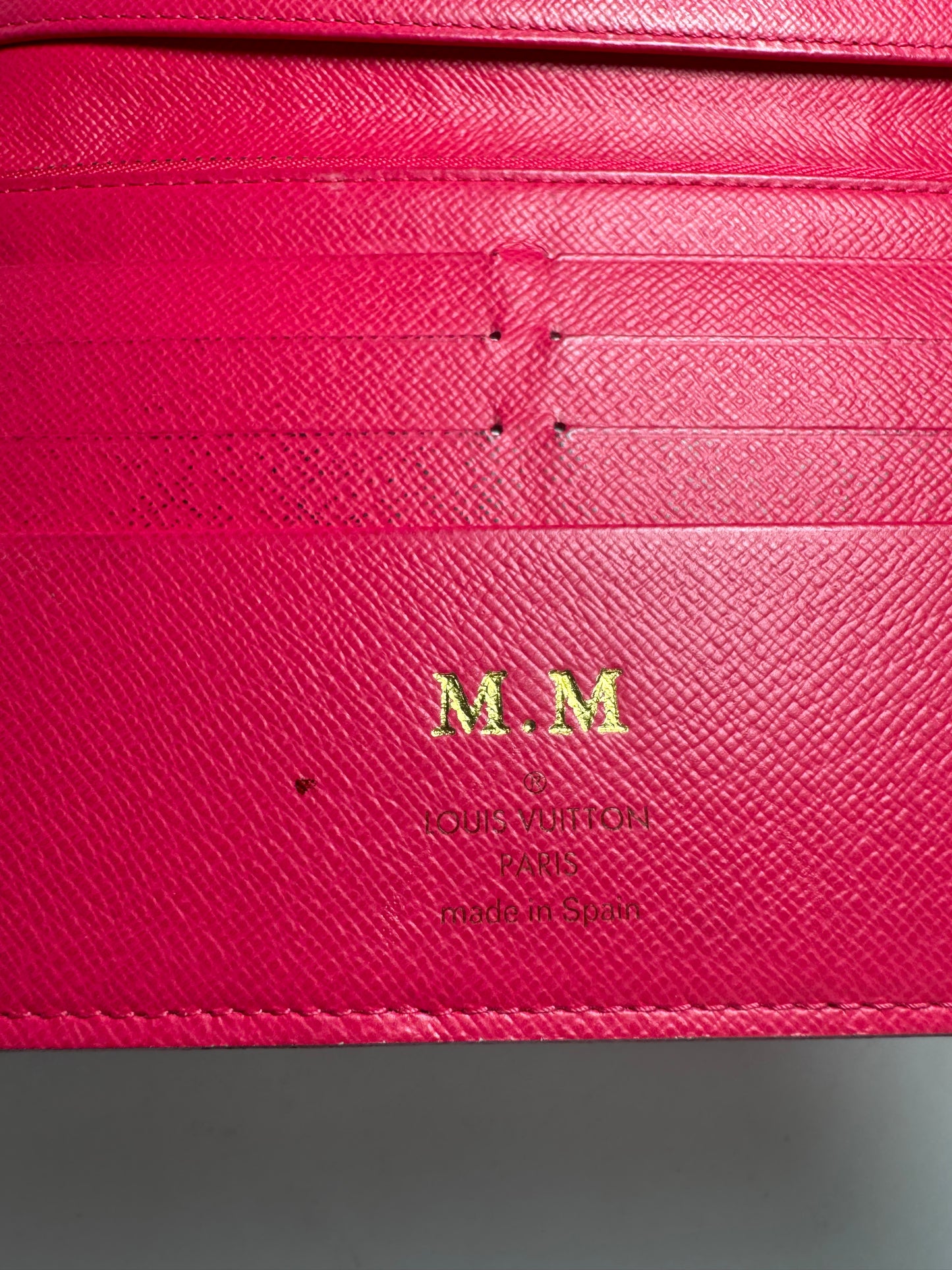 Louis Vuitton Insolite Wallet/Wristlet Multicolor Monogram w/Hot Pink Interior