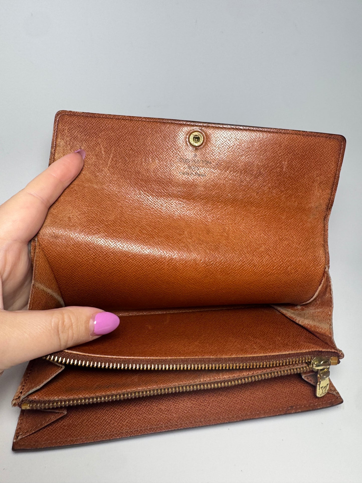Louis Vuitton Sarah Monogram Long Snap Wallet