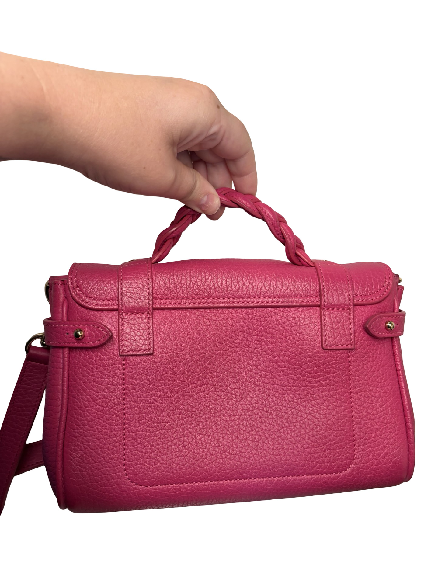 Mulberry Mini Alexa Hot Pink Leather