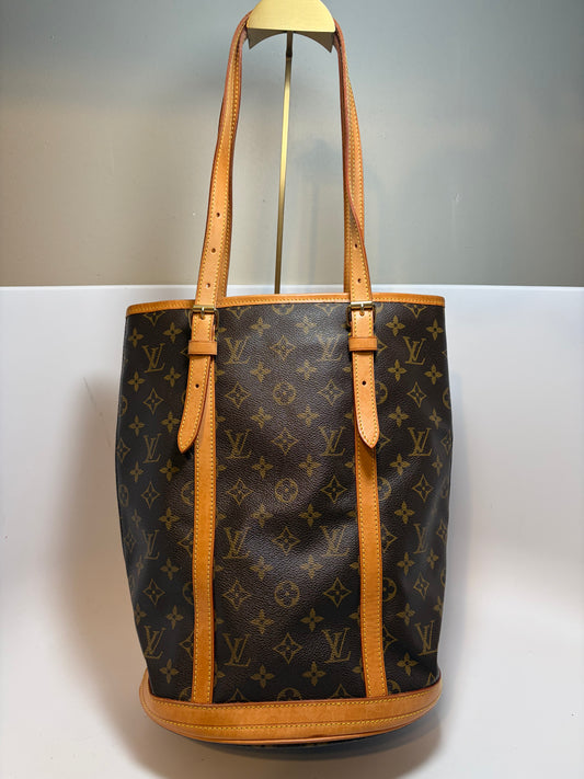 Louis Vuitton Bucket GM Tote Monogram