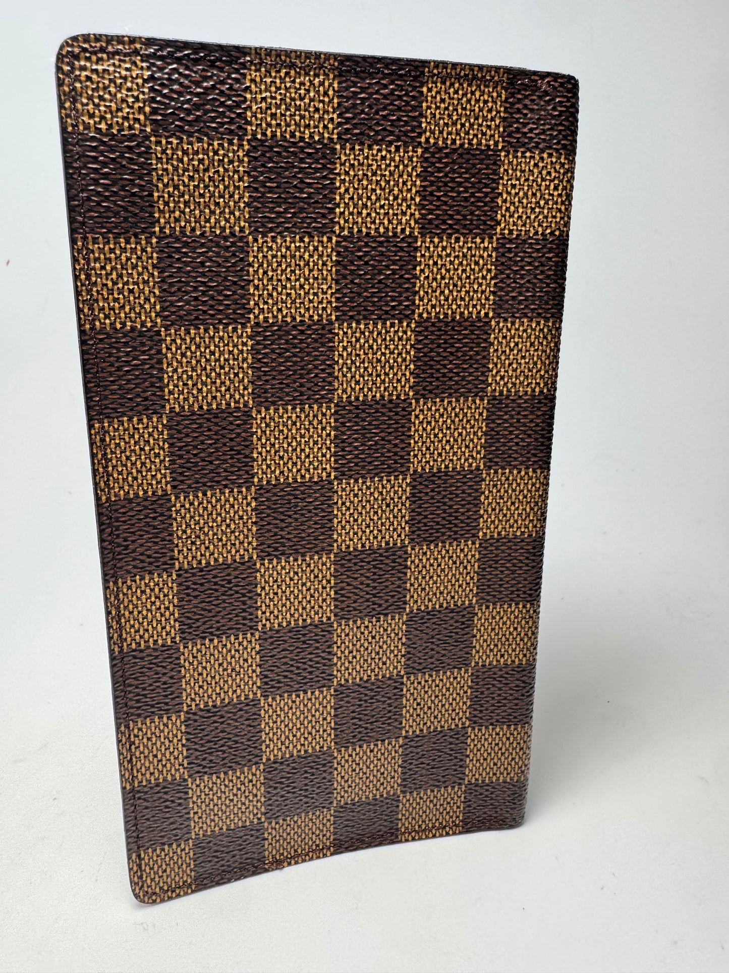 Louis Vuitton Damier Ebene Porte Valeurs Wallet/Passport Cover- Fair Condition Centenaire Edition