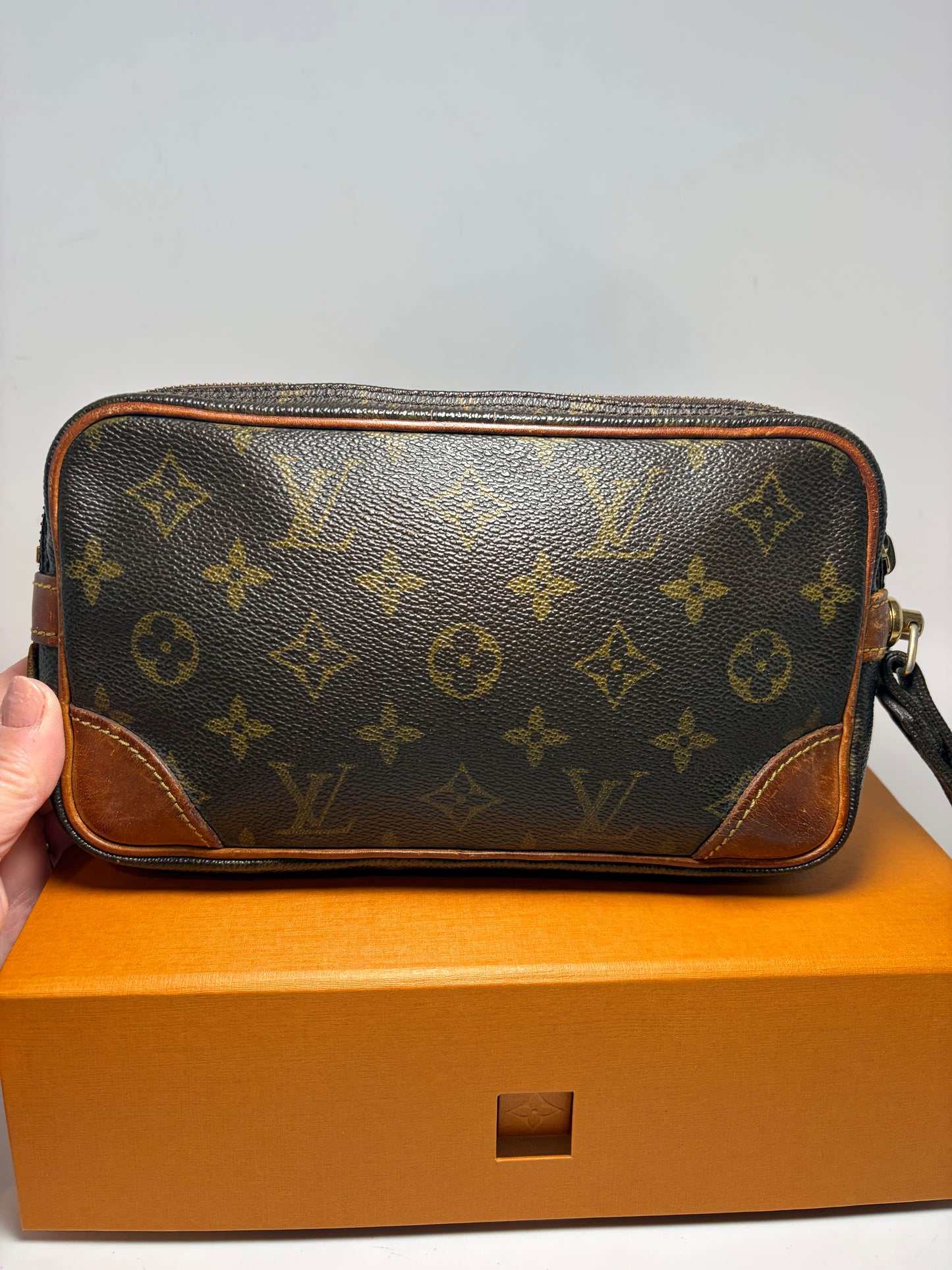 Louis Vuitton Marley Draggone PM Monogram Wristlet/Clutch