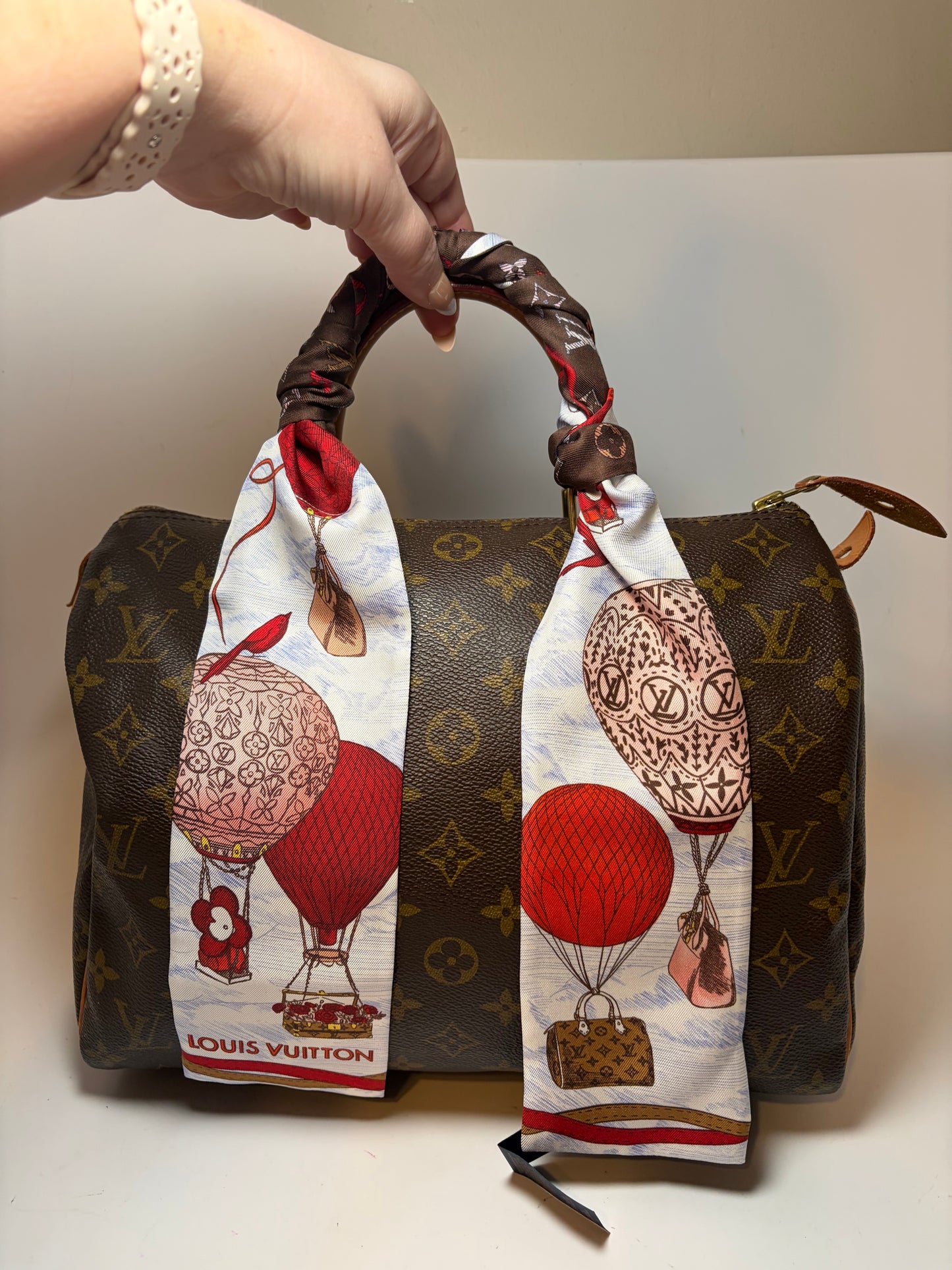 Louis Vuitton Up and Away BB Bandeau 100% Silk Spring-Summer 2023 NWOT