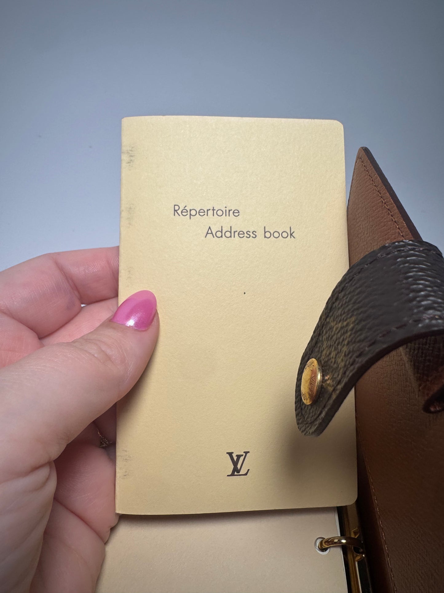 Louis Vuitton Agenda PM (Small Size)/Passport Holder comes with inserts