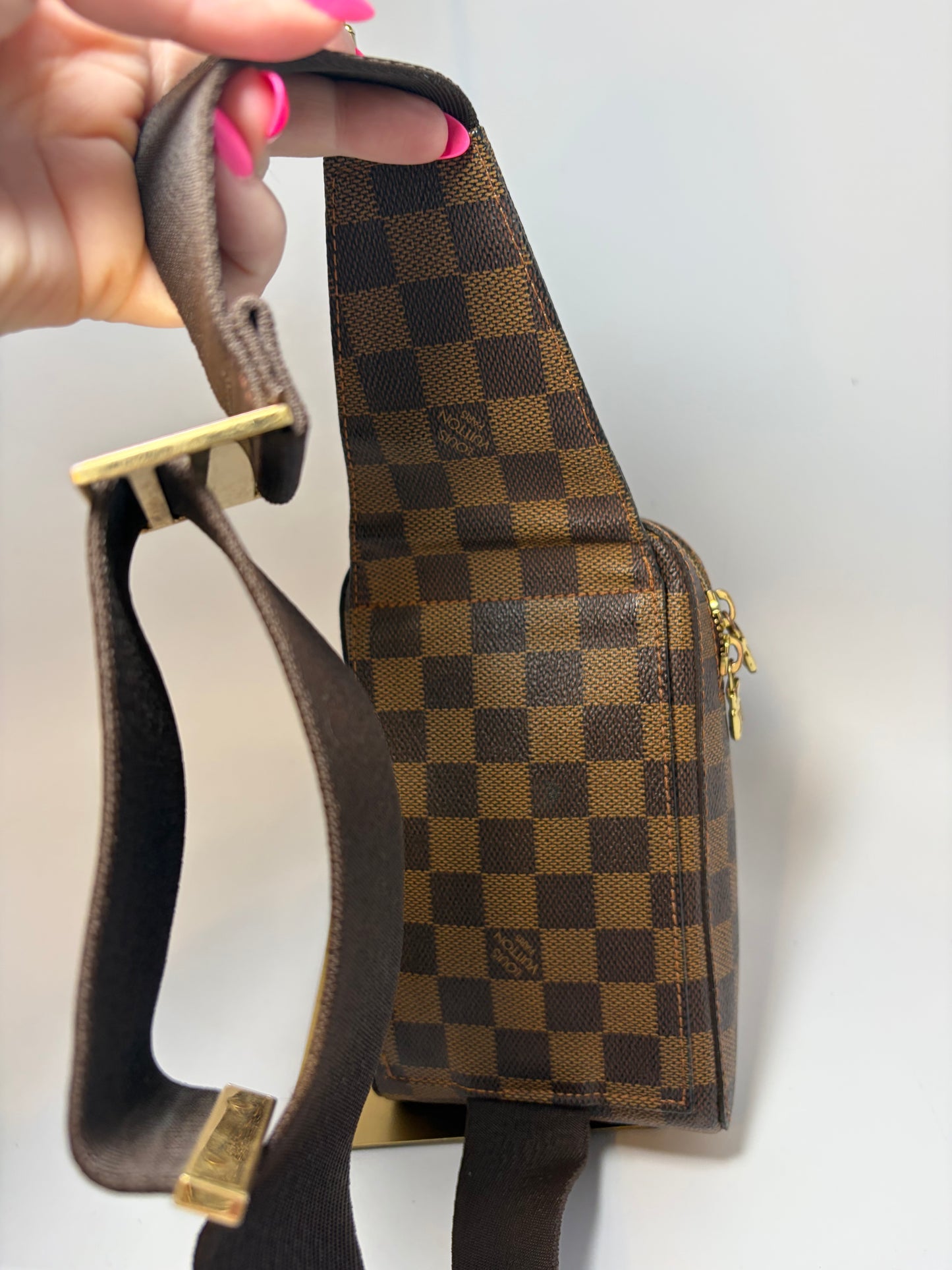 Louis Vuitton Damier Ebene Geronimo Bum Bag