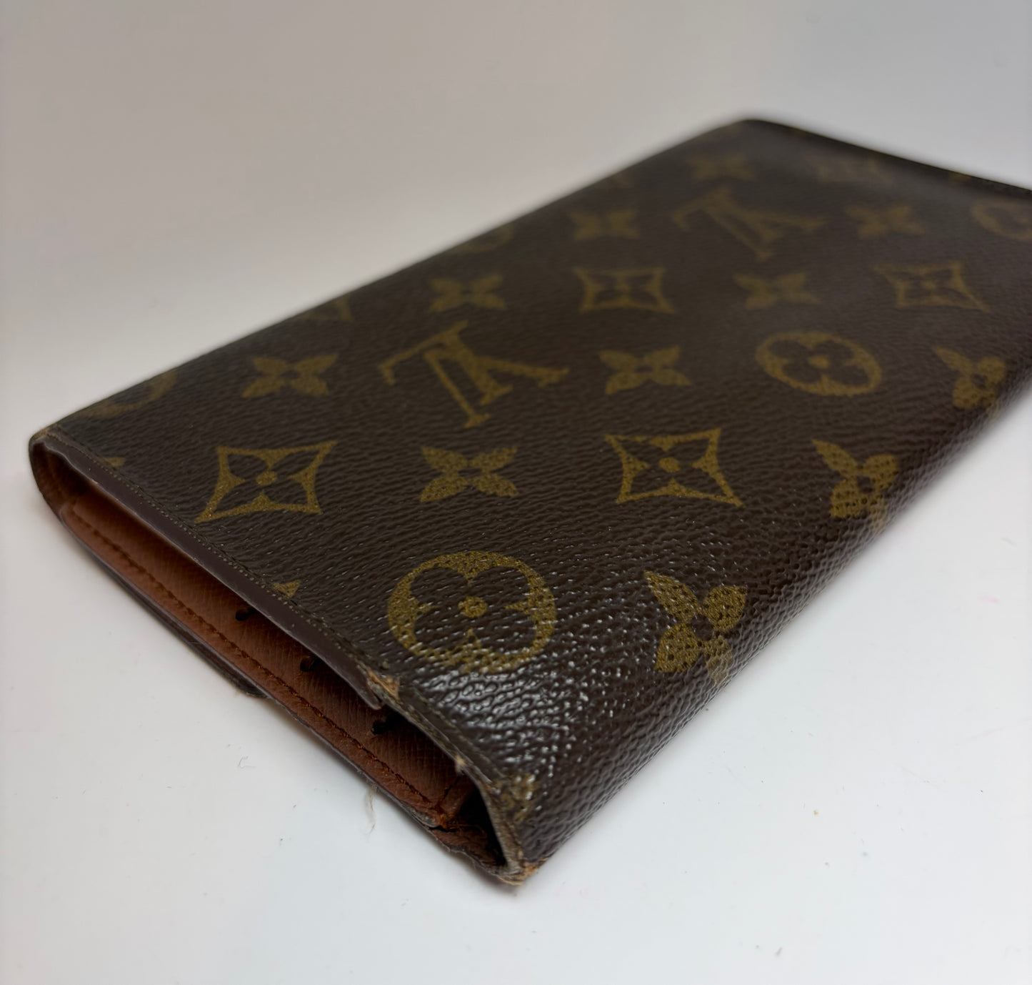 Louis Vuitton Porte Tressor International Monogram Trifold Wallet