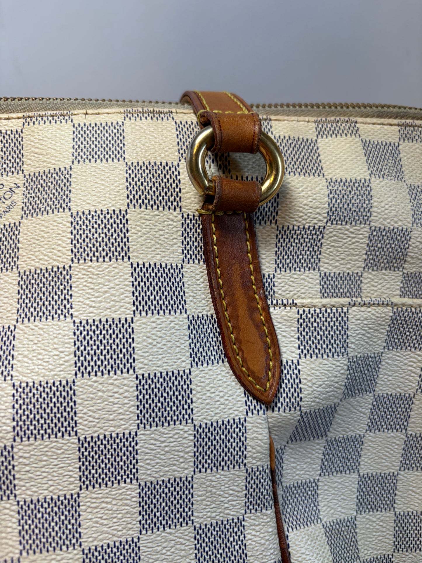 Louis Vuitton Damier Azur PM Tote with Mini Pochette Set
