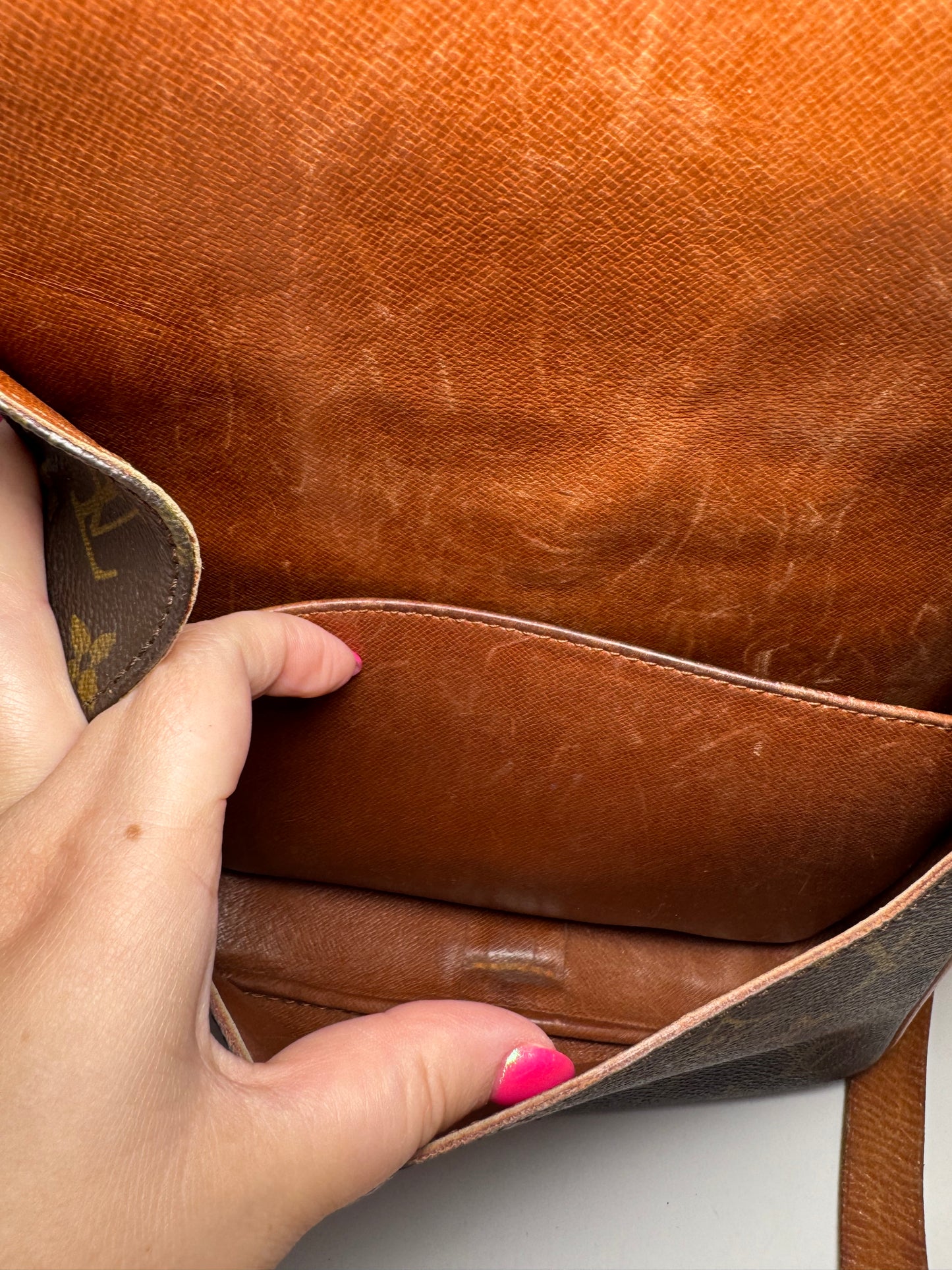 Louis Vuitton Cartouchière MM Monogram Crossbody/Shoulder Bag
