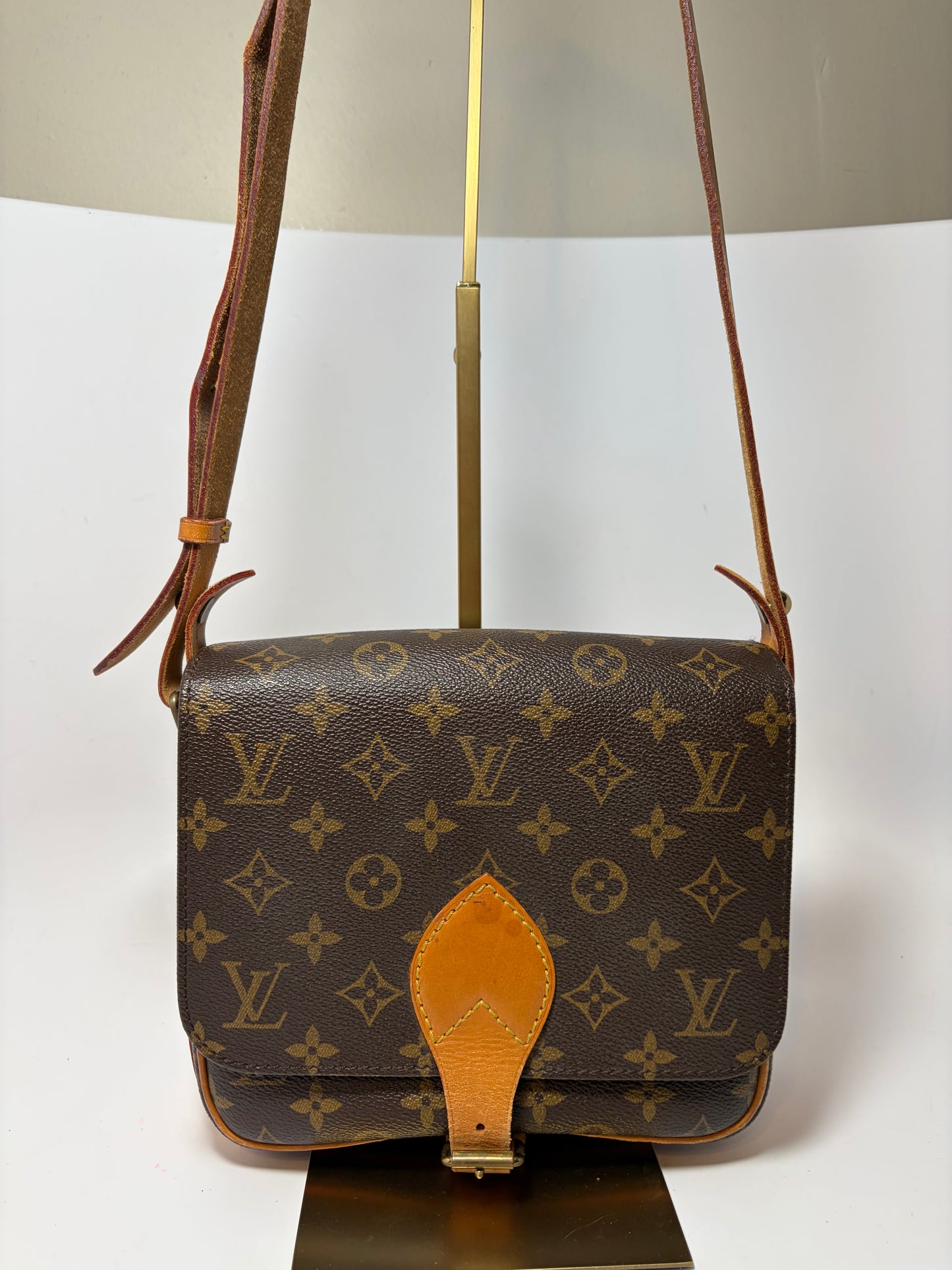 Louis Vuitton Cartouchière MM Monogram Crossbody/Shoulder Bag