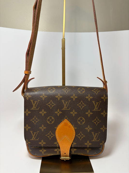 Louis Vuitton Cartouchière MM Monogram Crossbody/Shoulder Bag