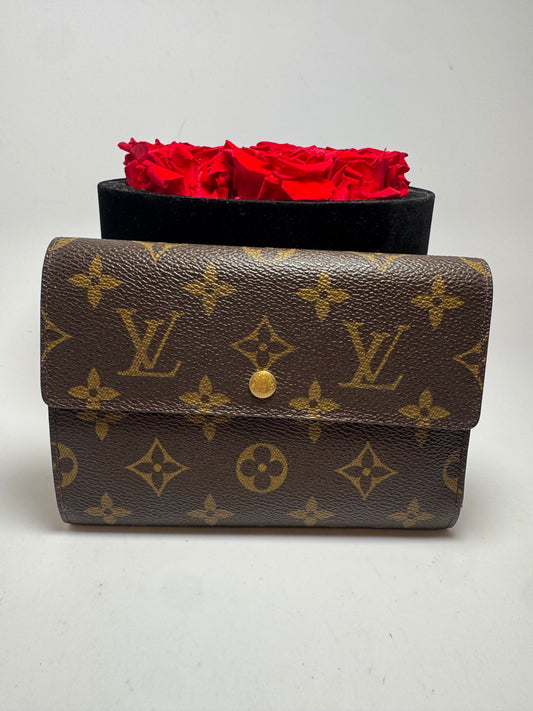 Louis Vuitton Porte Tressor Etui Monogram Wallet/Passport Holder