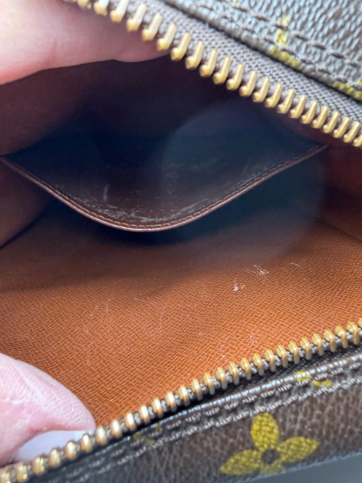 Louis Vuitton Amazon Monogram Crossbody, Made in France February 1987