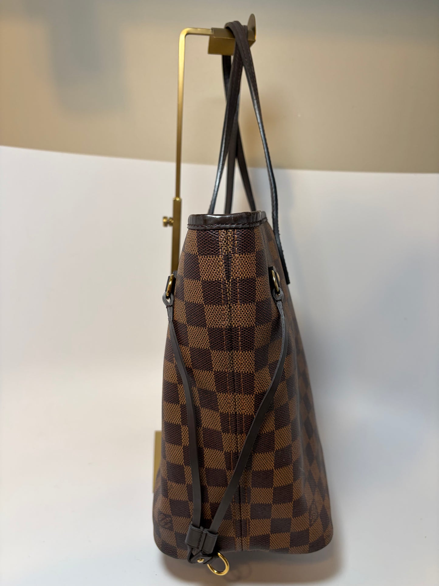Louis Vuitton Neverfull MM Damier Ebene Tote w/Dust Bag