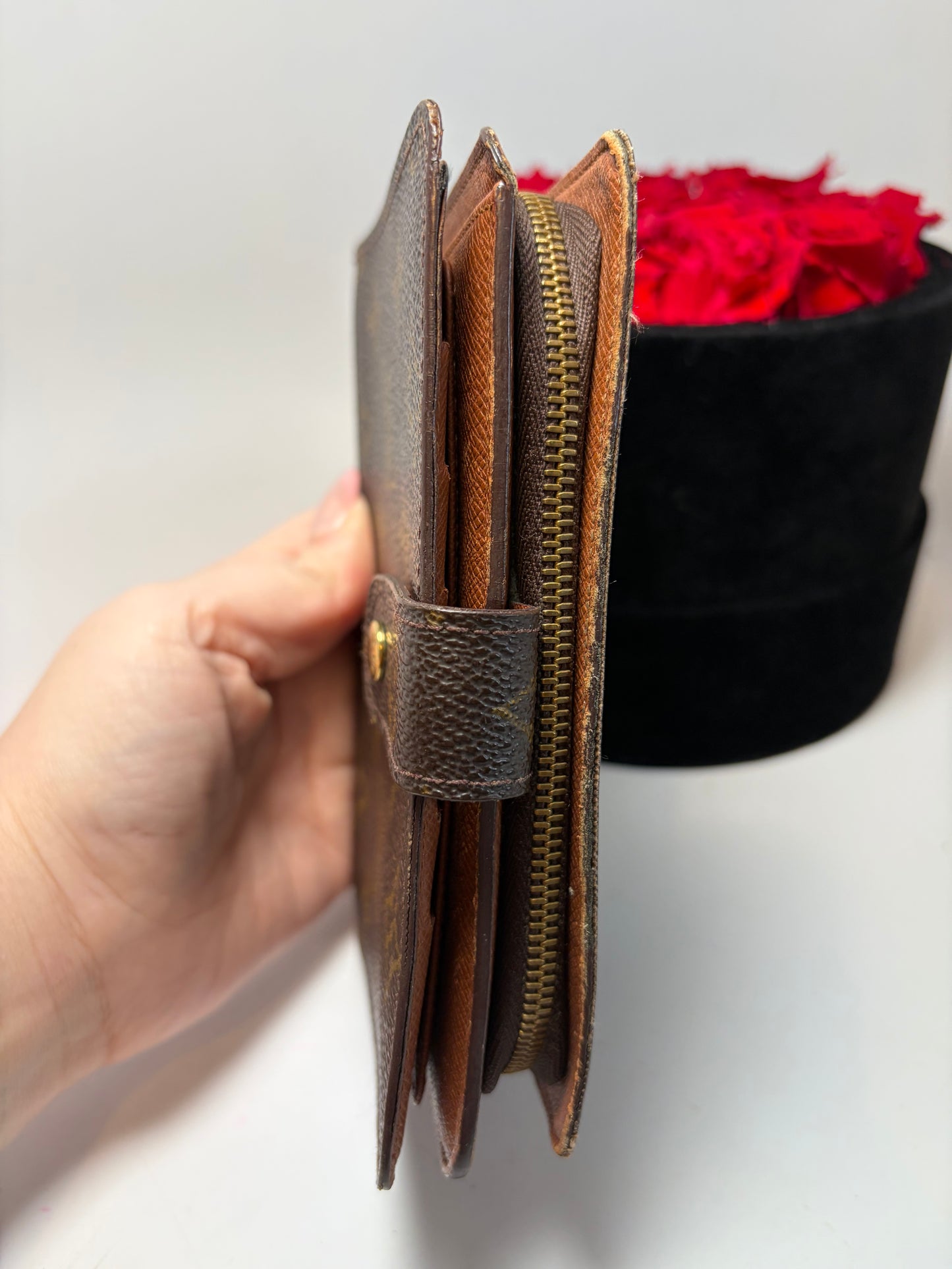 Louis Vuitton Porte Papier Passport Wallet Monogram