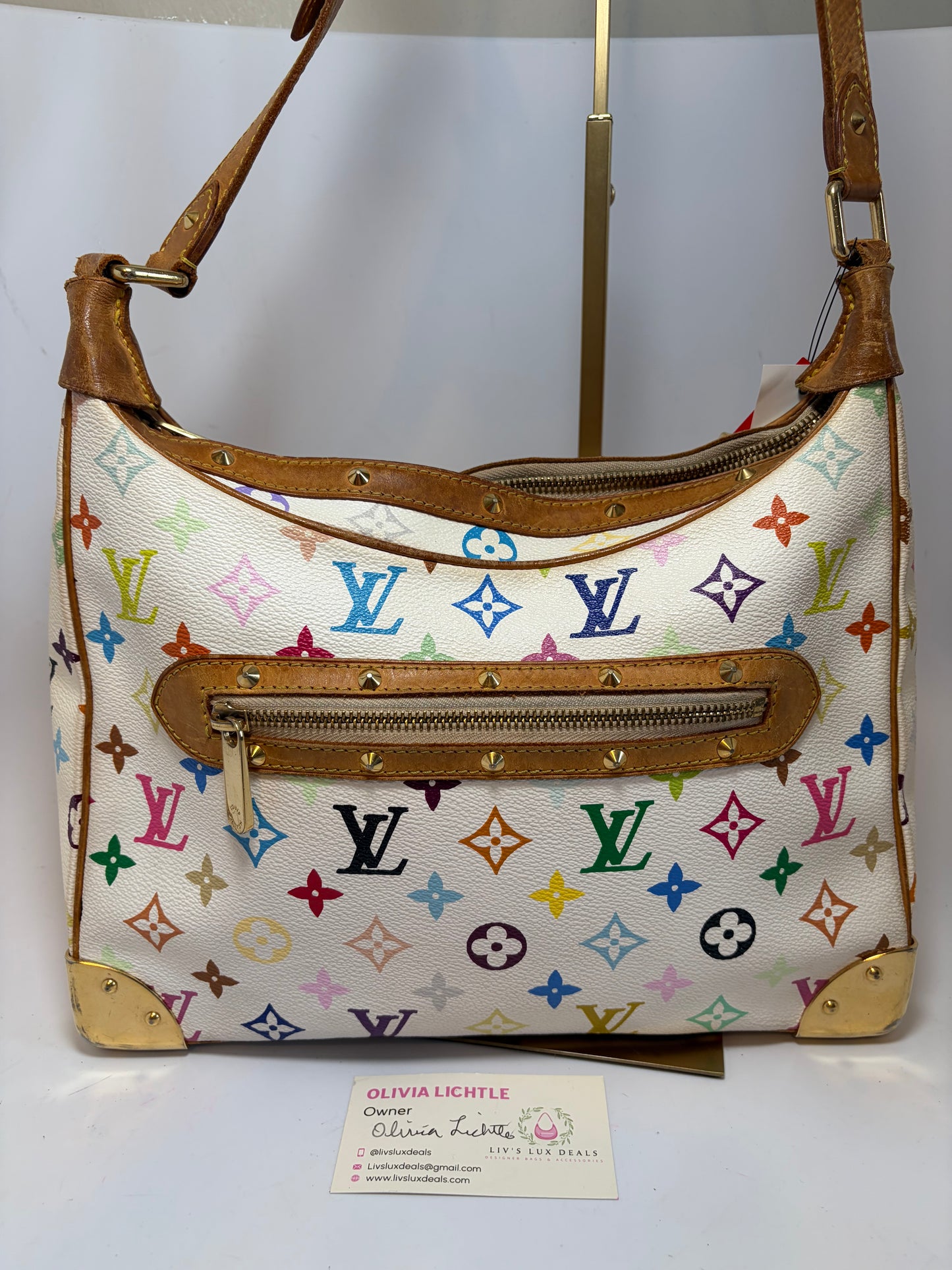 Louis Vuitton Multicolor Boulogne Bag Shoulder Bag