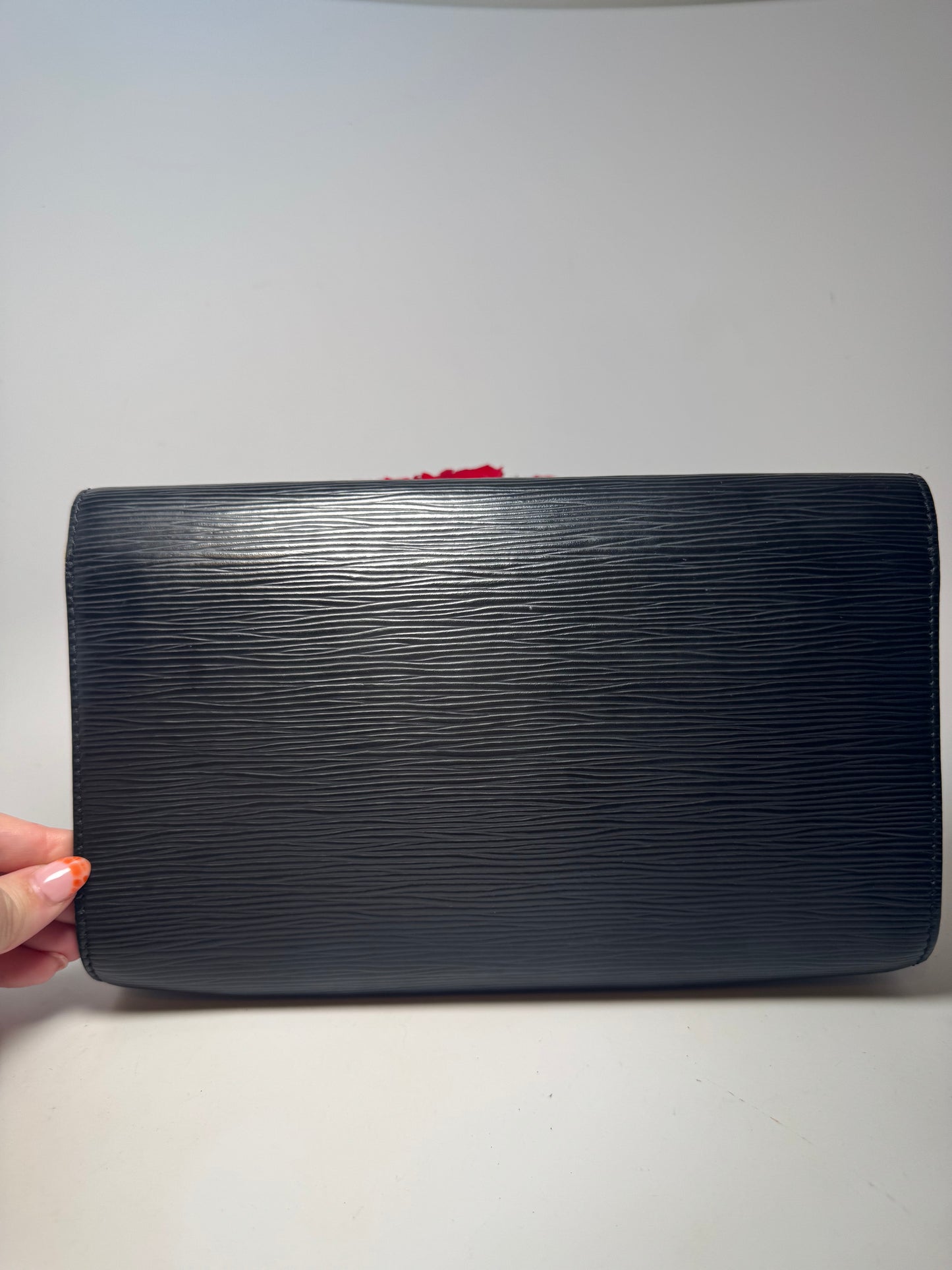 Louis Vuitton Chaillot Noir Black Epi Leather Clutch