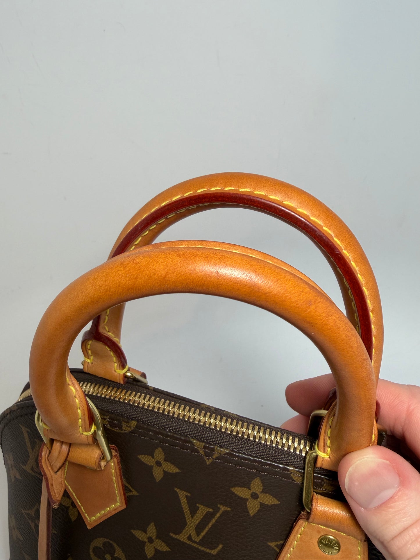 Louis Vuitton Alma BB Monogram with COA & Crossbody Strap