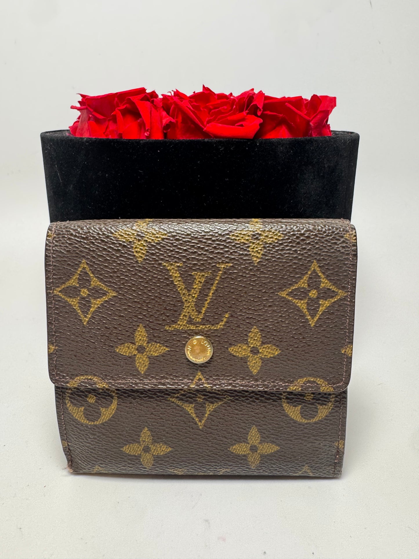 Louis Vuitton Elise Monogram Wallet - Fair Condition