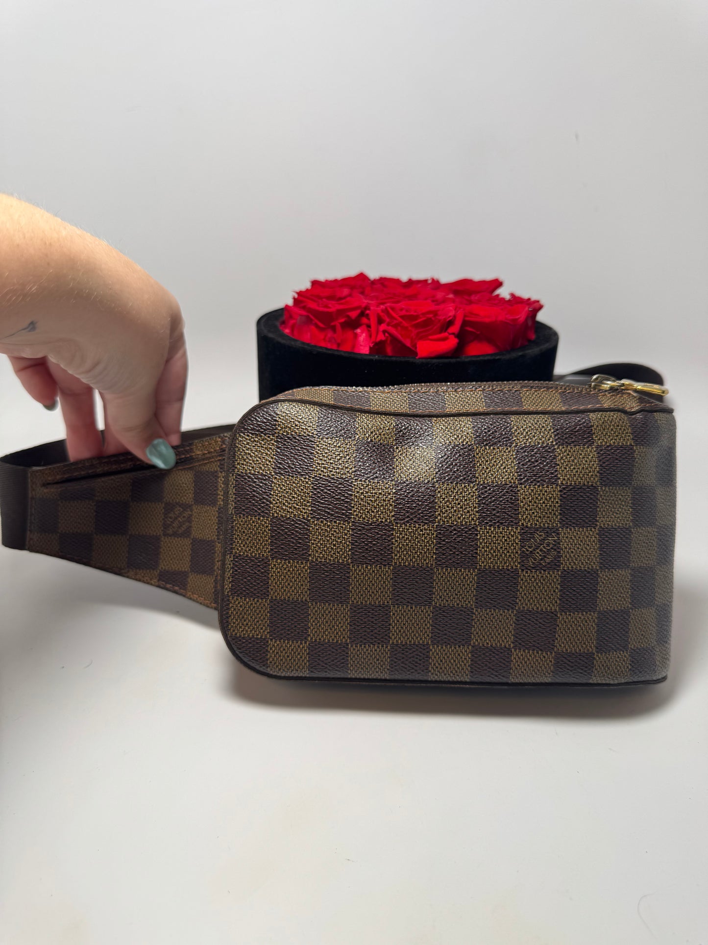 Louis Vuitton Geronimo Damier Ebene Belt Bag/Bum Bag