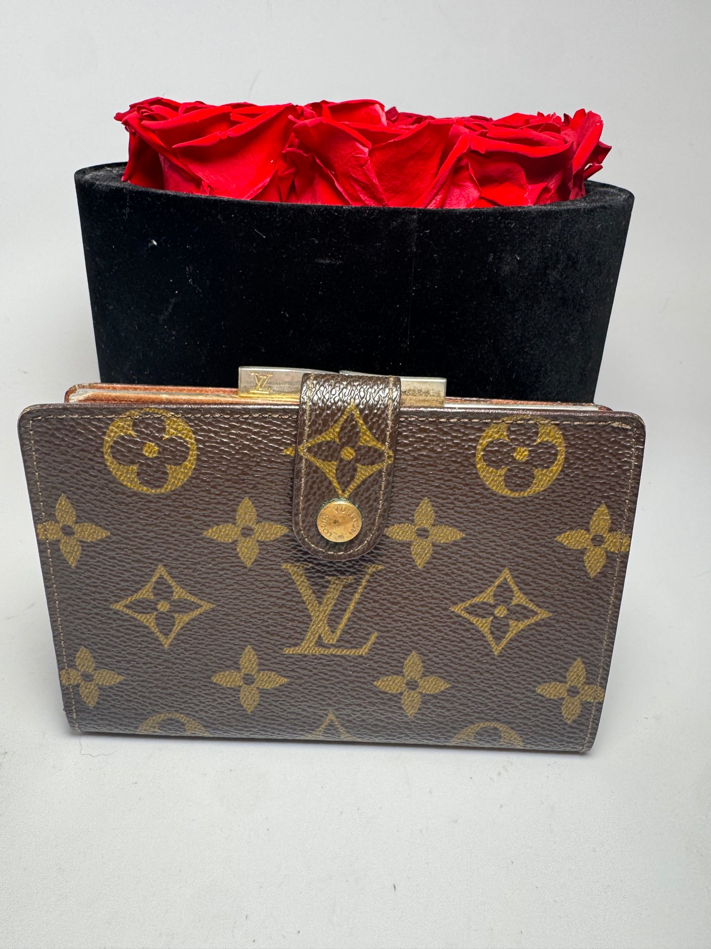 Louis Vuitton French Kiss Lock Monogram Compact Wallet