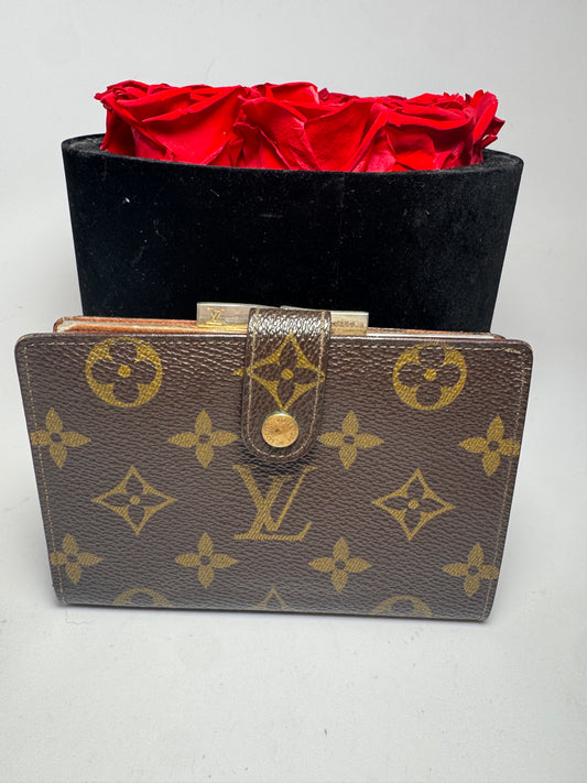 Louis Vuitton French Kiss Lock Monogram Compact Wallet