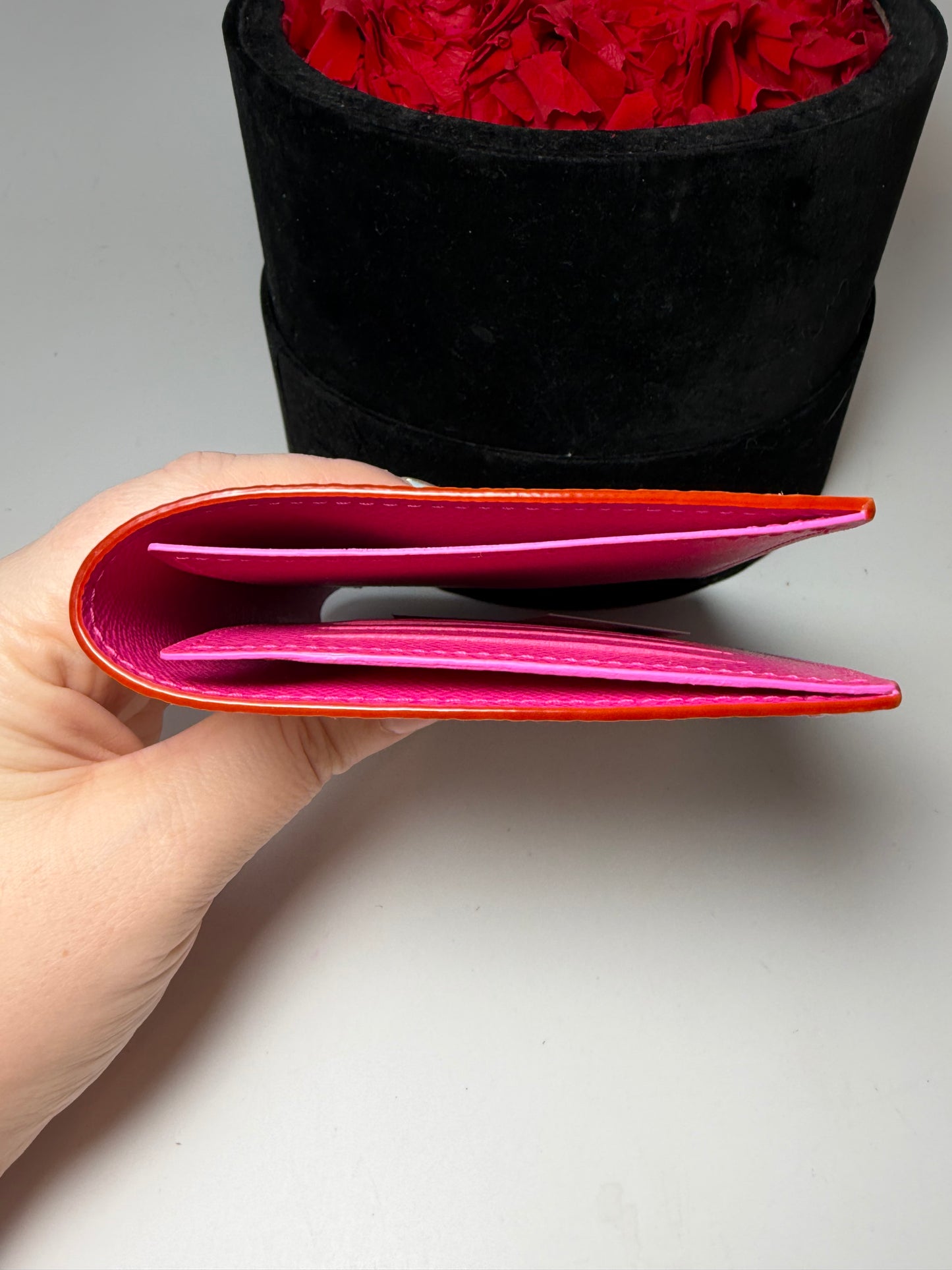 Louis Vuitton LV x TM Passport Cover White Multicolor w/Hot Pink Interior, Made in France NWT