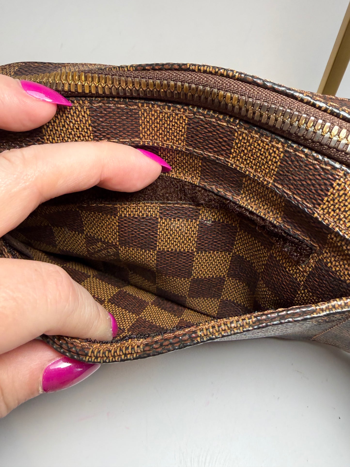 Louis Vuitton Damier Ebene Geronimo Bum Bag/Belt Bag w/COA