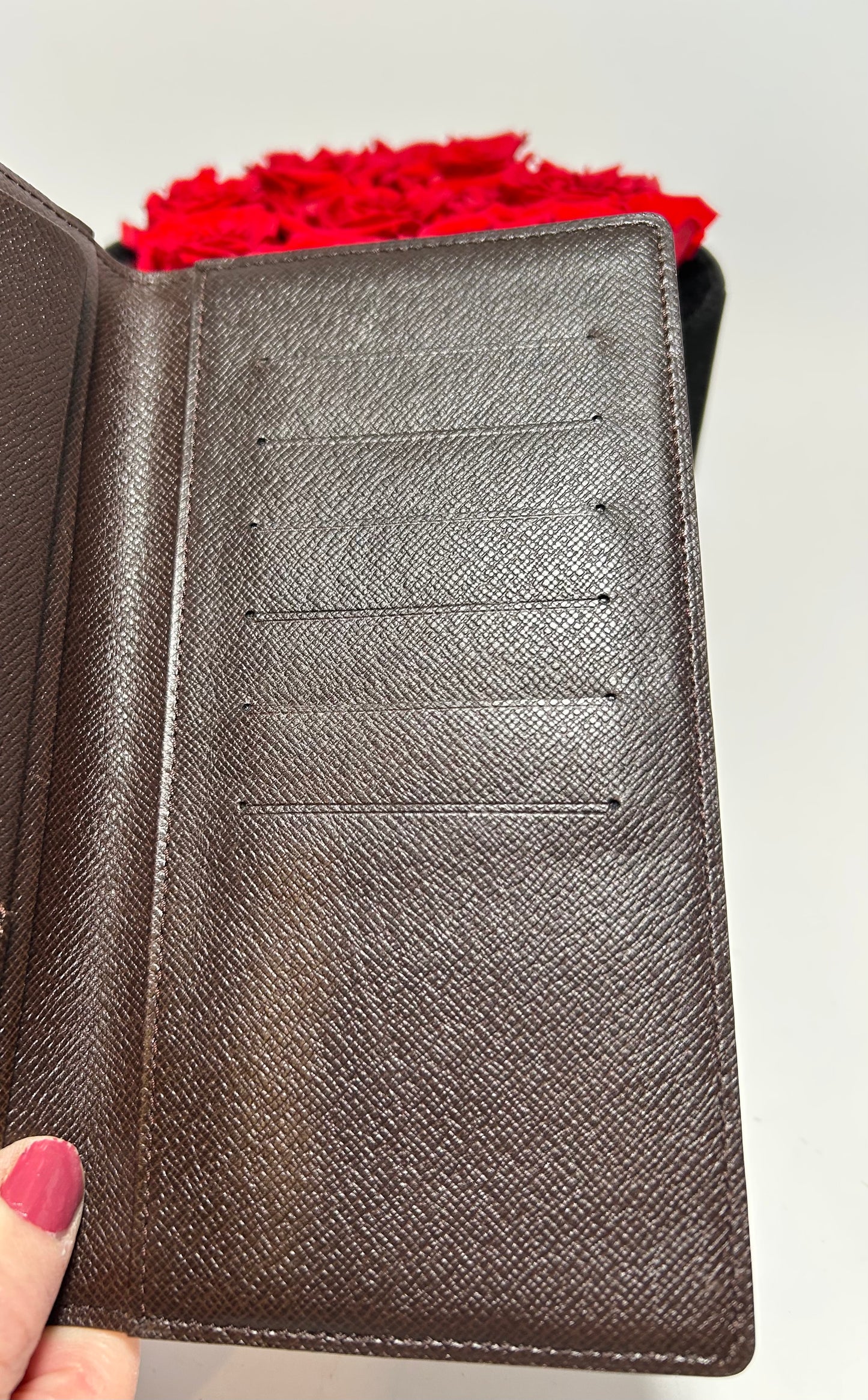 Louis Vuitton Damier Ebene Slim Wallet/Passport Cover