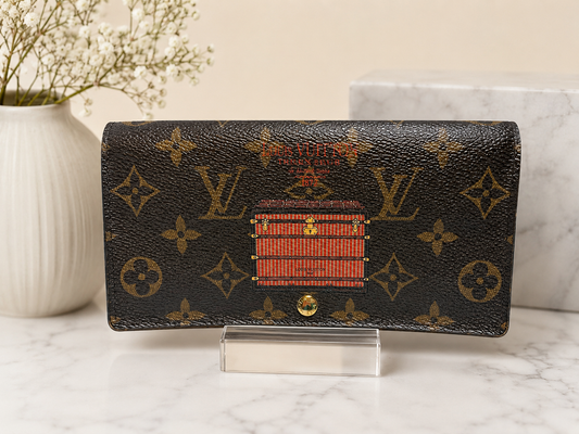 Louis Vuitton Vintage Sarah Trunks and Locks Monogram Wallet
