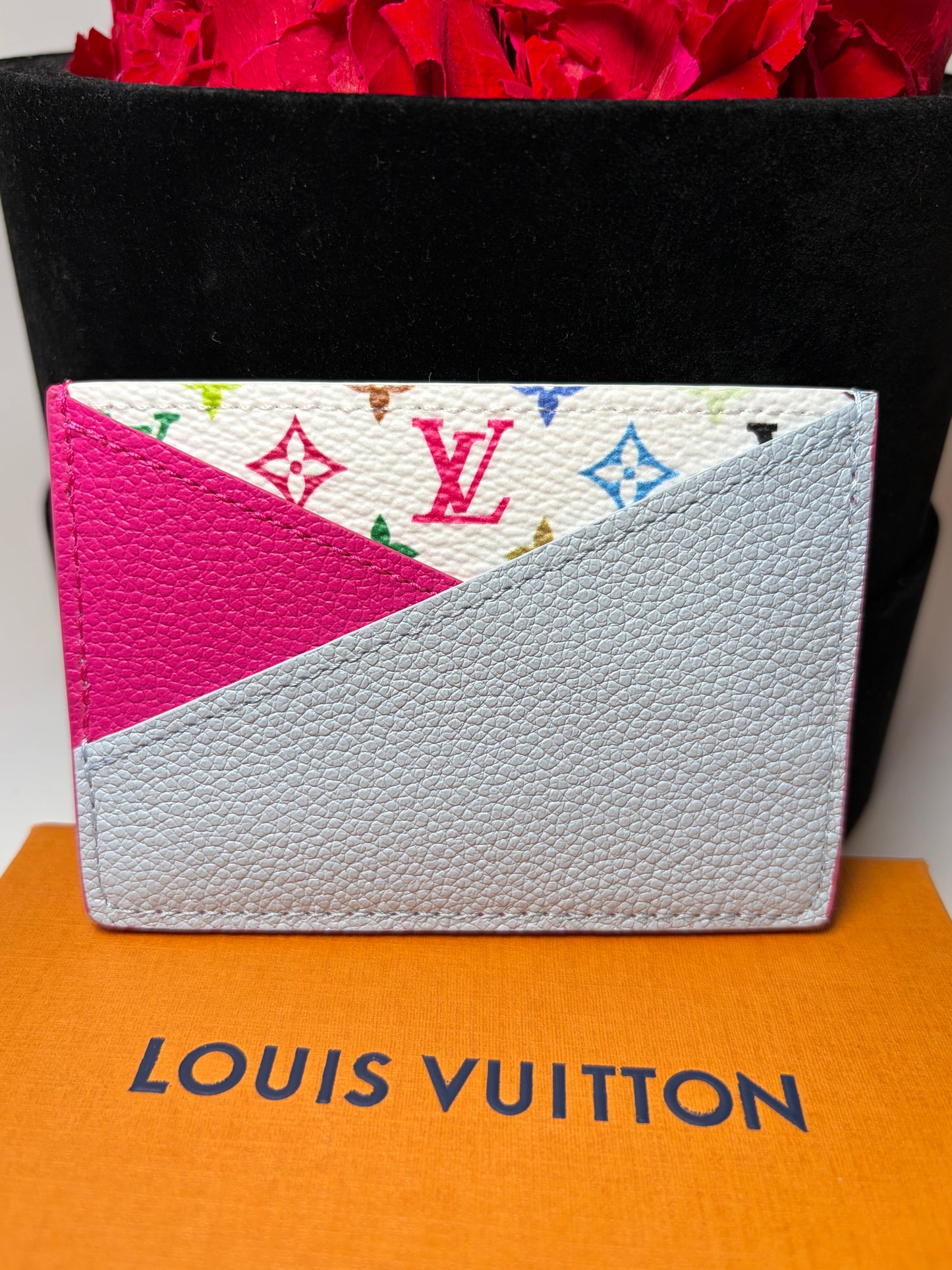 Louis Vuitton x Takashi Murakami (LV x TM) Criss Cross Card Wallet NWT Full set & receipt