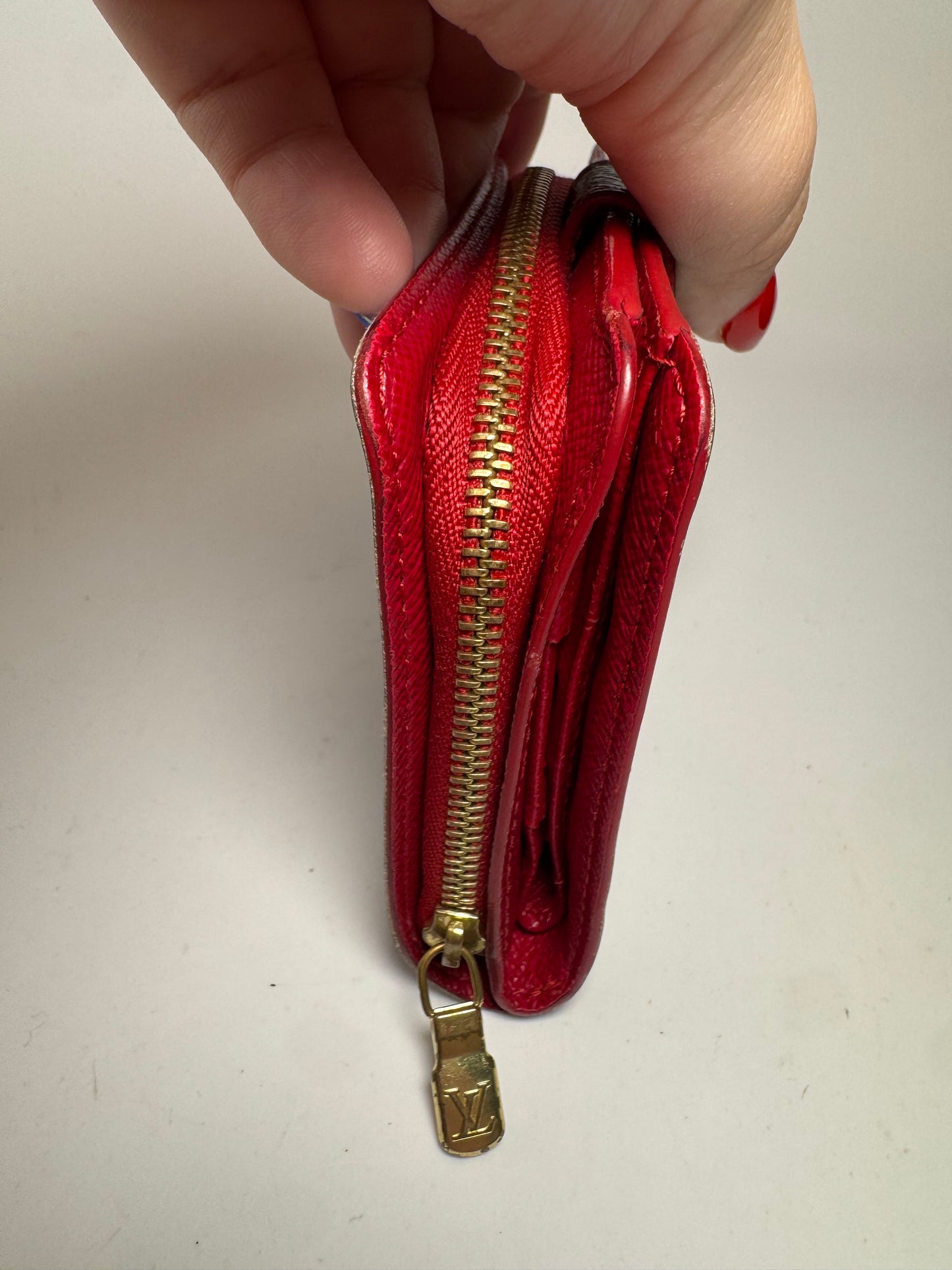 Louis Vuitton Murakami Cherry Compact Zip Wallet Monogram