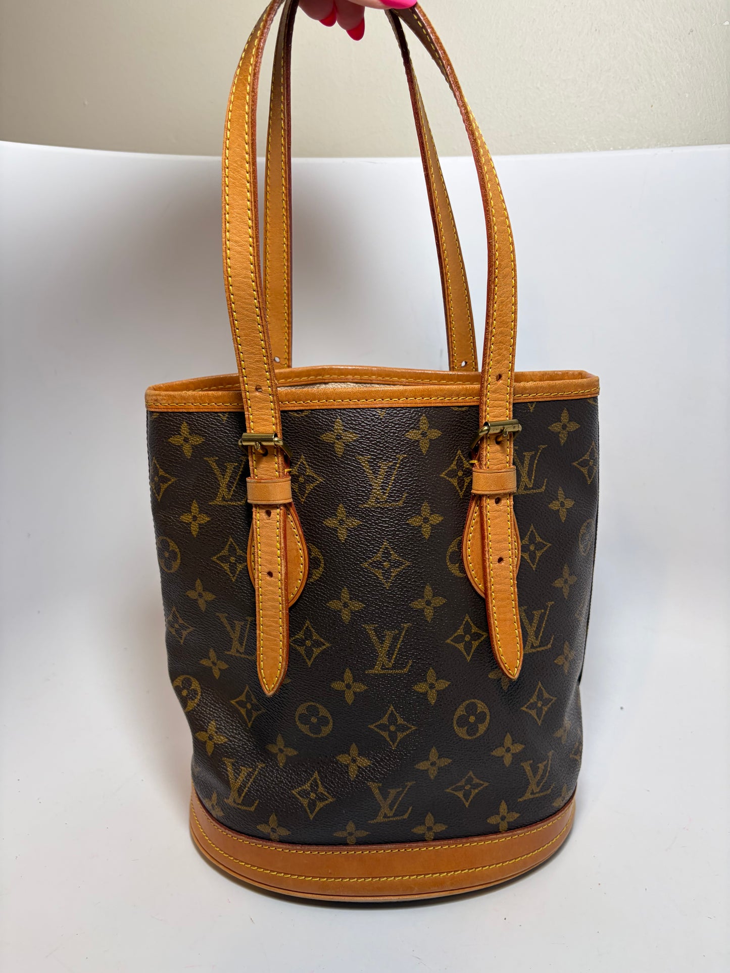 Louis Vuitton Petite Bucket Bag PM Monogram