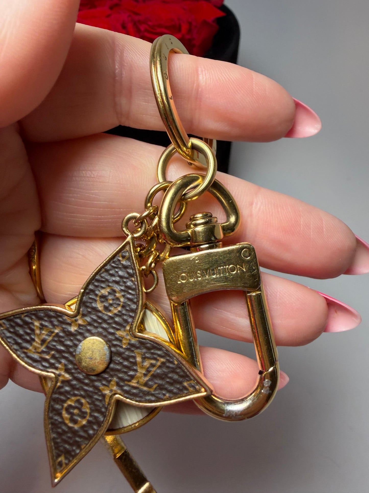 Louis Vuitton Spring Street Bag Charm and Key Holder w/COA & Dust Bag