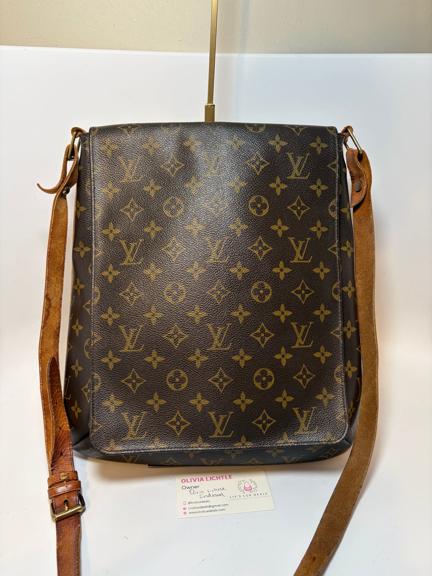 Louis Vuitton Musette Salsa GM Monogram Crossbody/Shoulder Bag