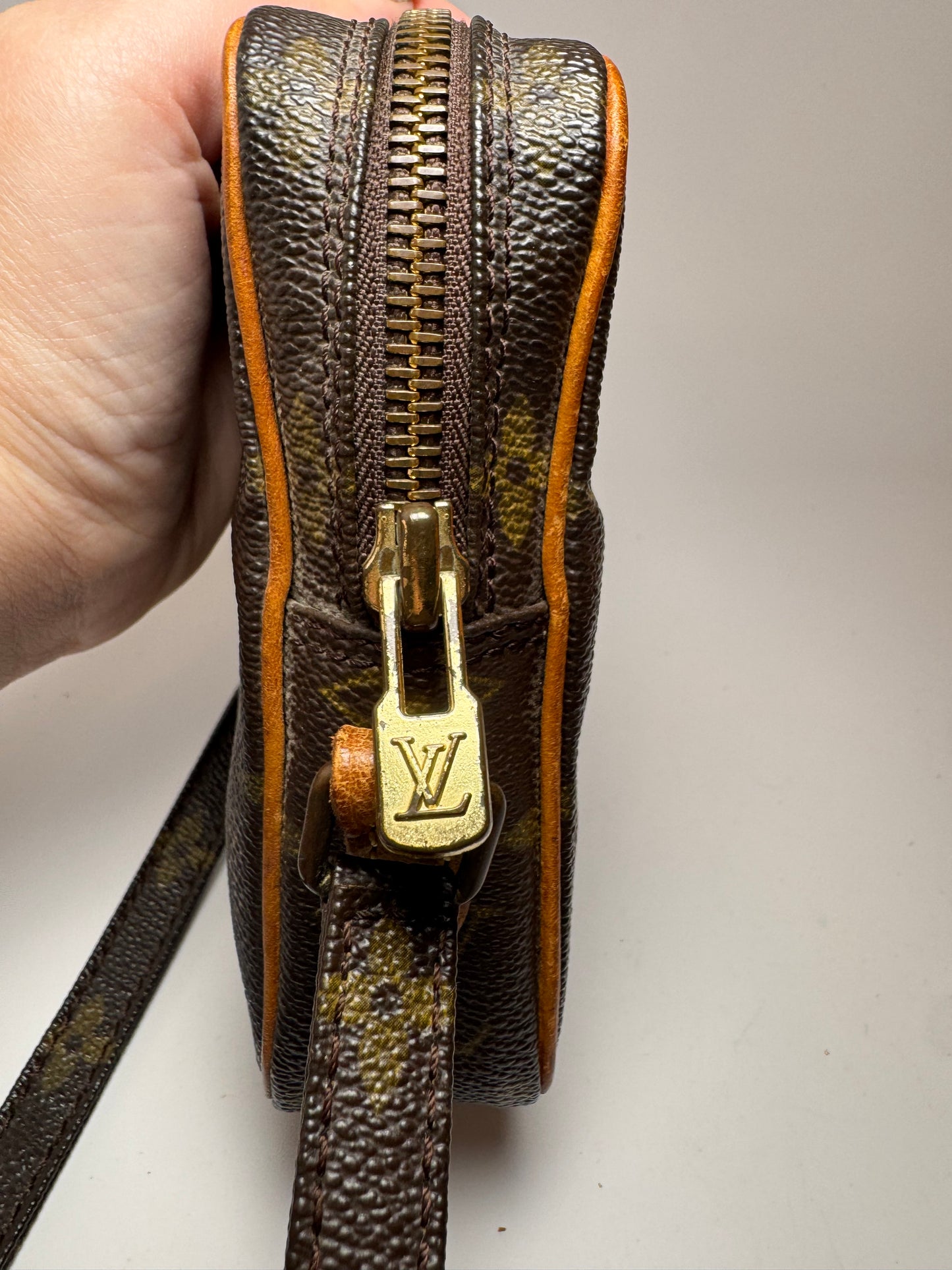 Louis Vuitton Mini Danube Monogram Crossbody – Vintage March 1989