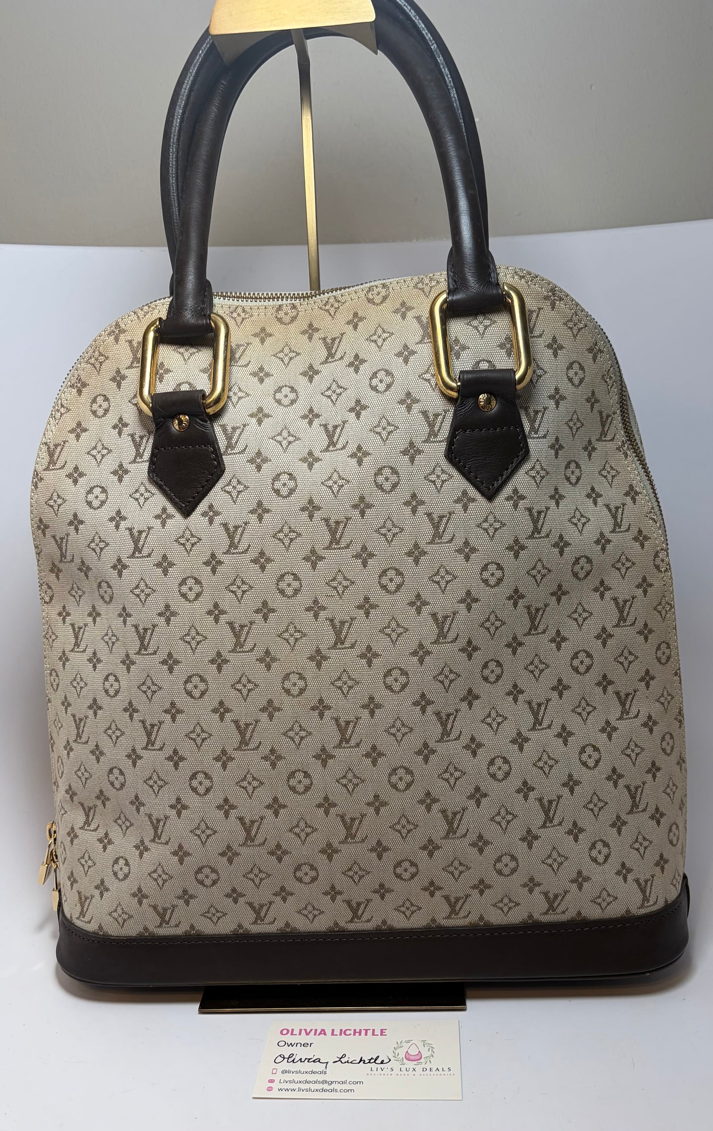 Louis Vuitton Mini Lin Alma Bag