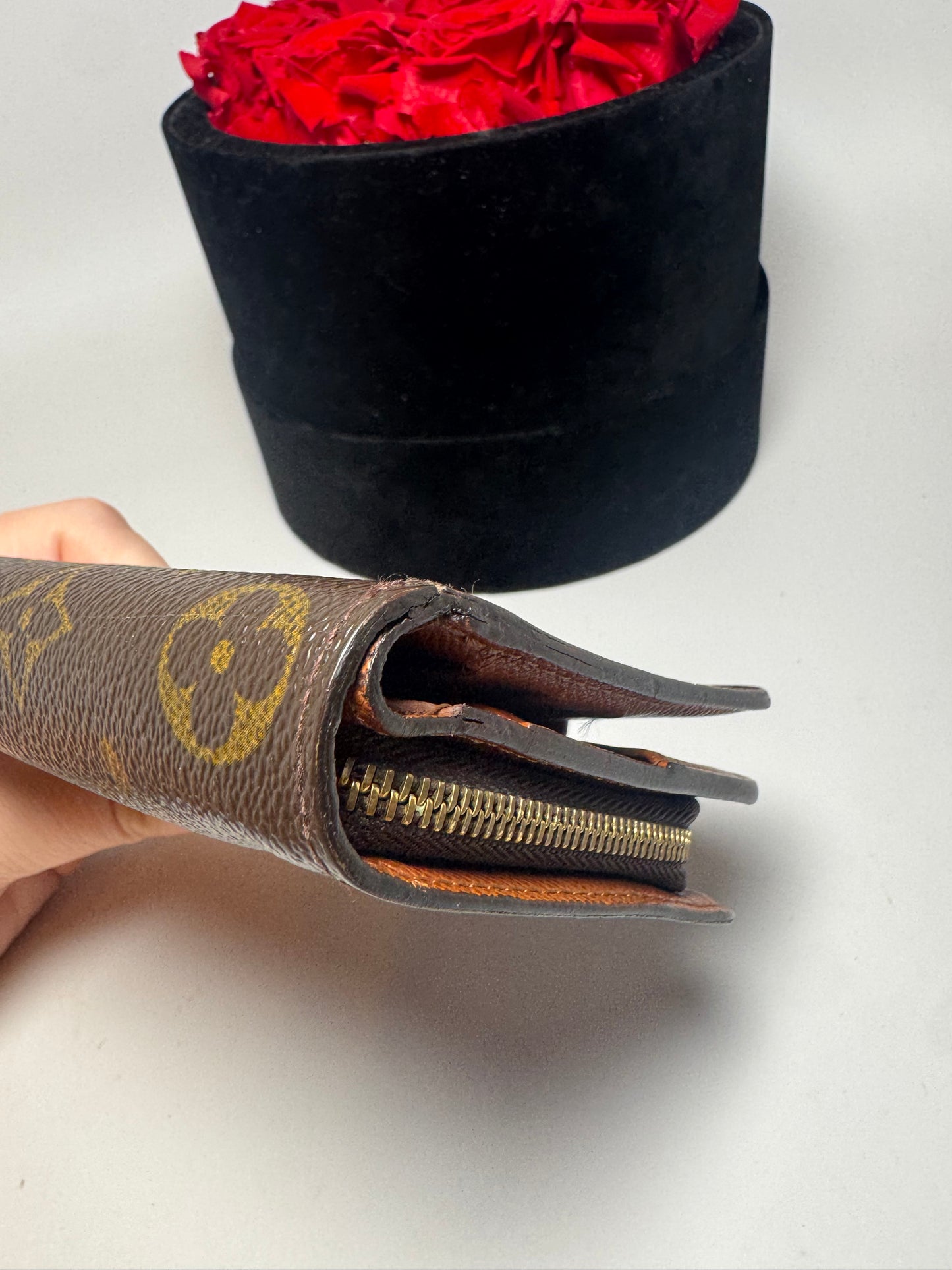 Louis Vuitton Monogram Zippy Compact Wallet