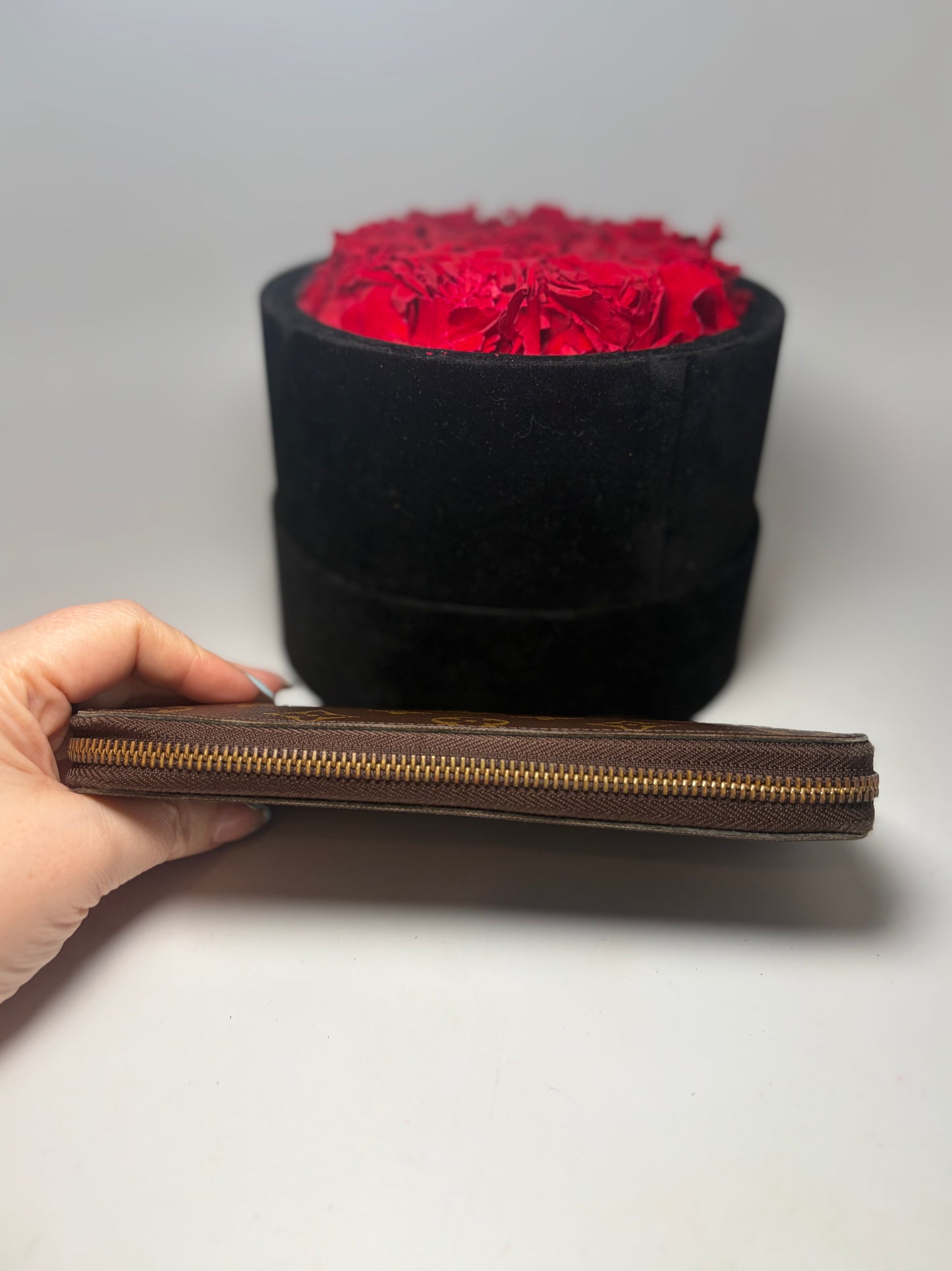 Louis Vuitton Clémence Wallet Monogram with Fuschia Interior