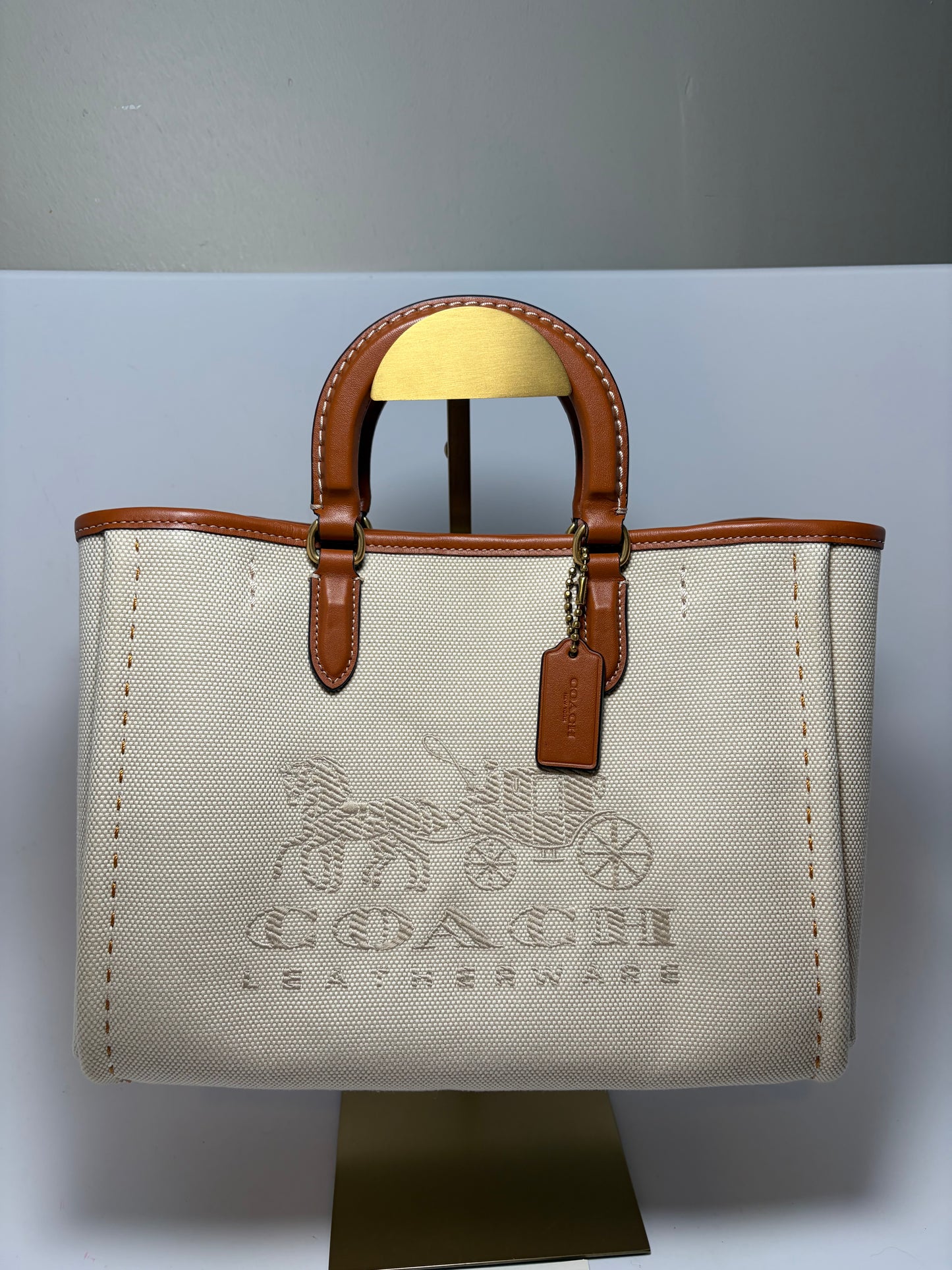 Coach Reese 28 Tote/Shoulder Bag in Natural